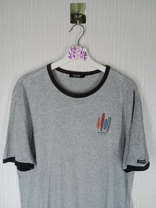 Black Label × Burberry × Vintage Rare Vintage Burberry Black Label Tshirt Size US L / EU 52-54 / 3 - 3 Thumbnail