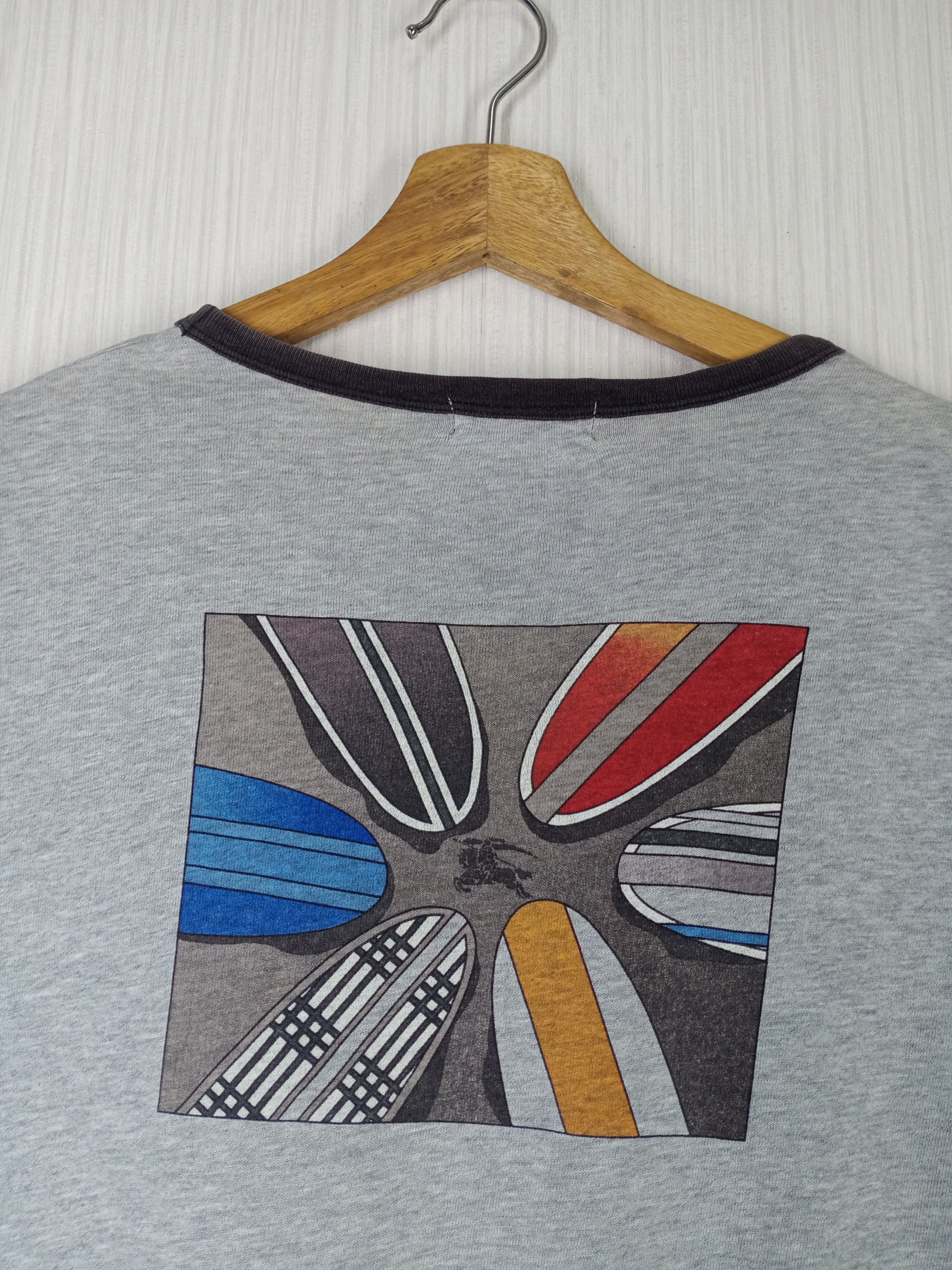 Black Label × Burberry × Vintage Rare Vintage Burberry Black Label Tshirt Size US L / EU 52-54 / 3 - 1 Thumbnail