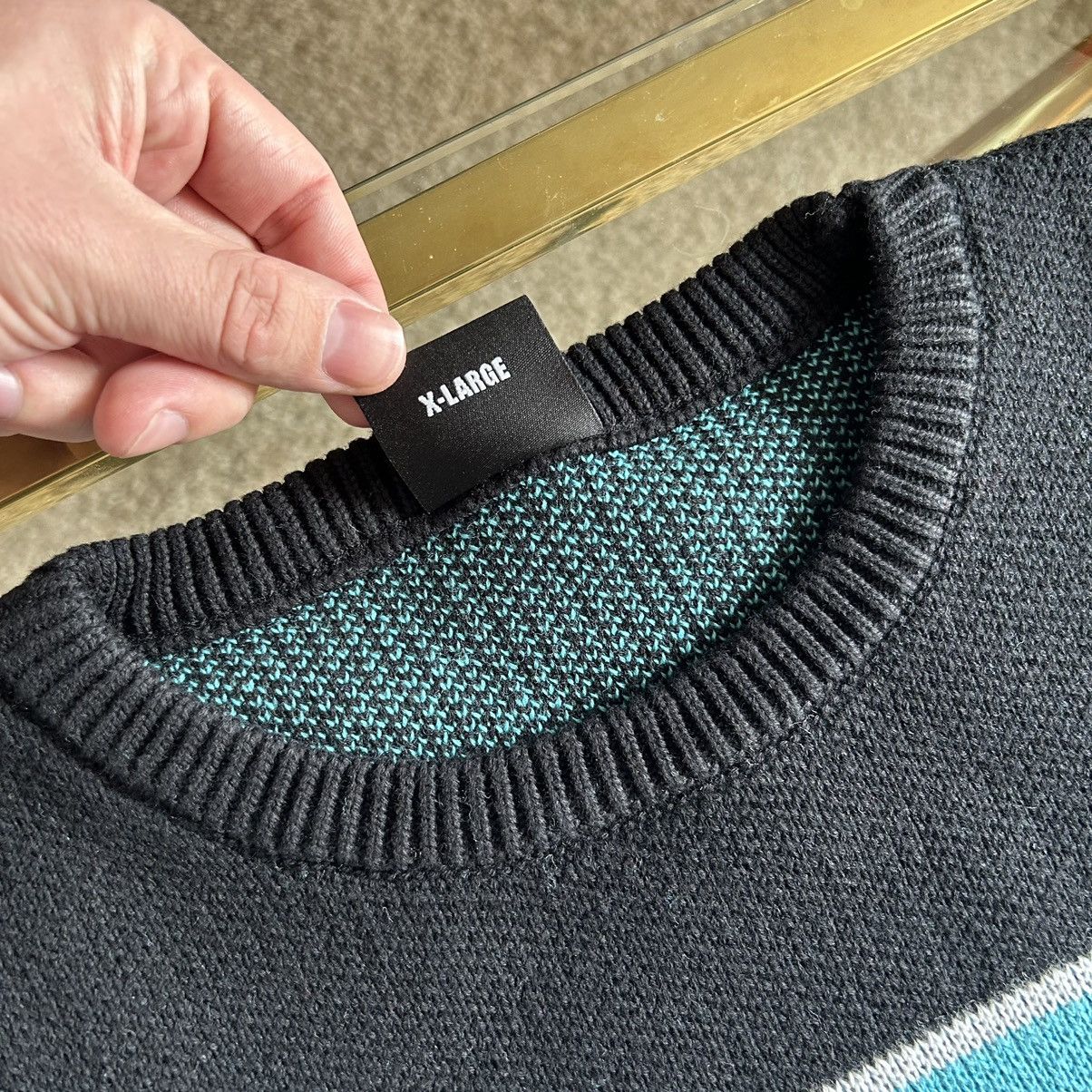Revenge COLOR BLOCK SPORT KNiT SWEATER POWDER BLUE BANNER LOGO Size US XL / EU 56 / 4 - 6 Thumbnail