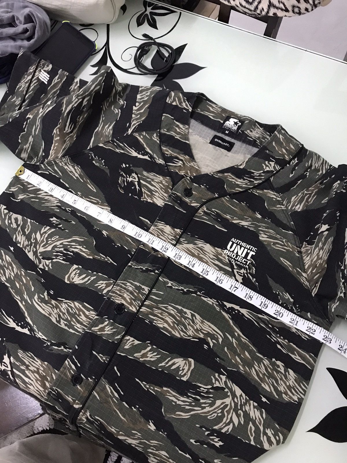 MLB Rare❗️Starter x Overcast Tiger Stripe Baseball Shirt Size US M / EU 48-50 / 2 - 23 Thumbnail