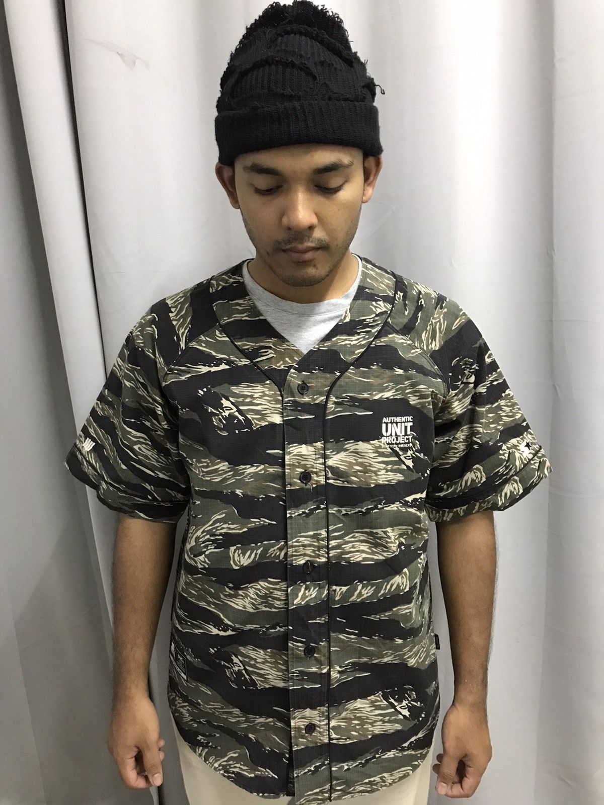 MLB Rare❗️Starter x Overcast Tiger Stripe Baseball Shirt Size US M / EU 48-50 / 2 - 4 Thumbnail