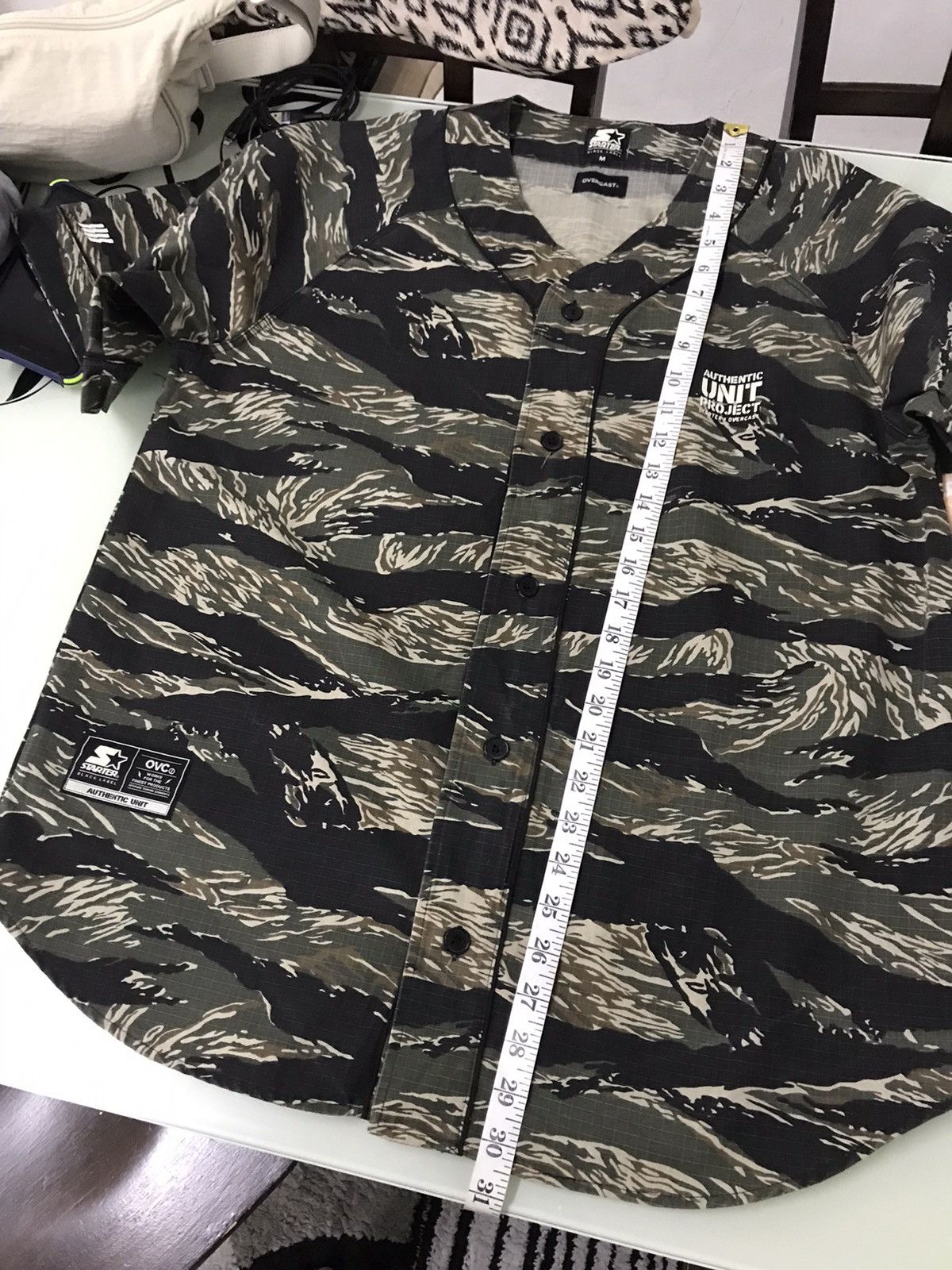 MLB Rare❗️Starter x Overcast Tiger Stripe Baseball Shirt Size US M / EU 48-50 / 2 - 24 Thumbnail