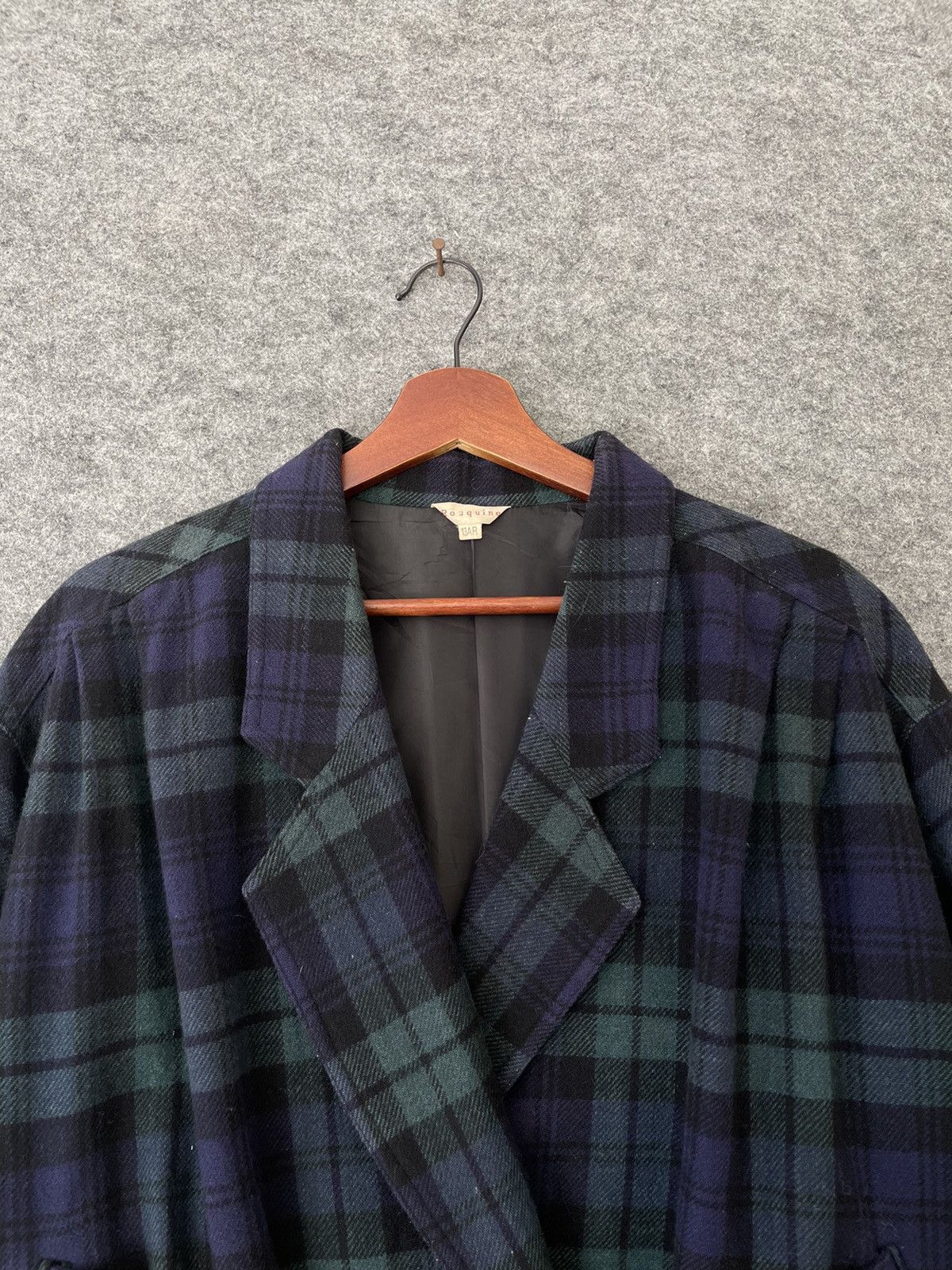 Japanese Brand VINTAGE ROUQUINE TARTAN JACKET Size M / US 6-8 / IT 42-44 - 2 Thumbnail
