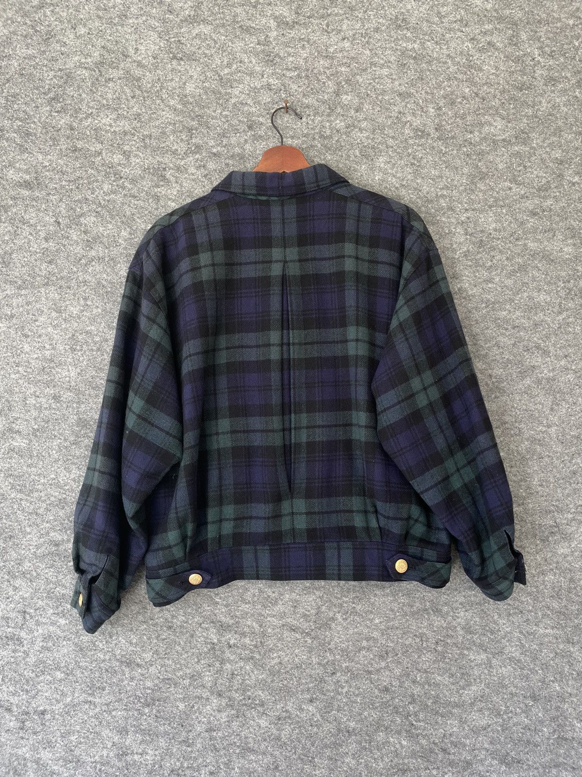 Japanese Brand VINTAGE ROUQUINE TARTAN JACKET Size M / US 6-8 / IT 42-44 - 3 Thumbnail