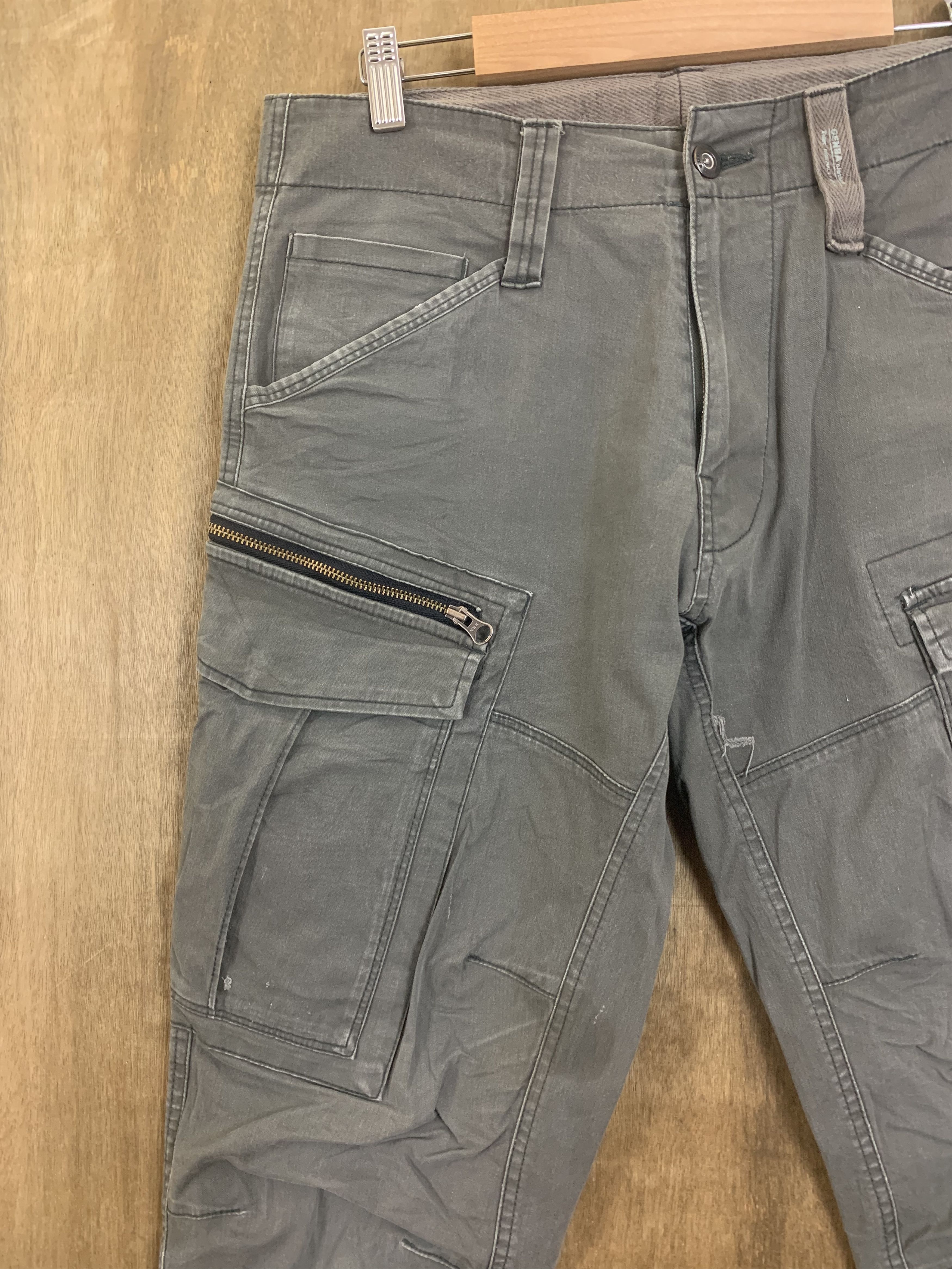 Japanese Brand Cargo Pants Genba Multipocket Travis Scott Style Size US 30 / EU 46 - 4 Thumbnail