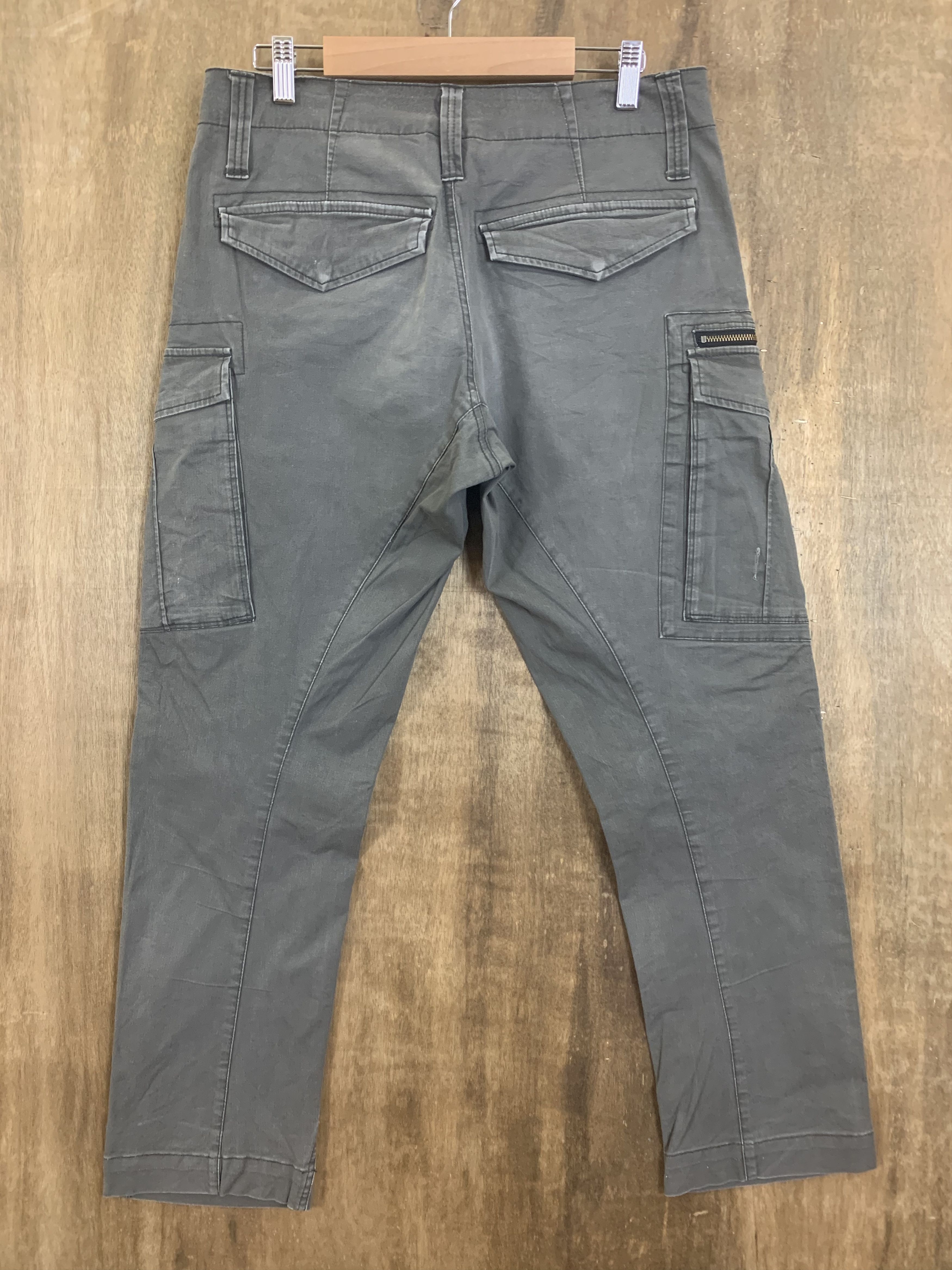 Japanese Brand Cargo Pants Genba Multipocket Travis Scott Style Size US 30 / EU 46 - 2 Thumbnail