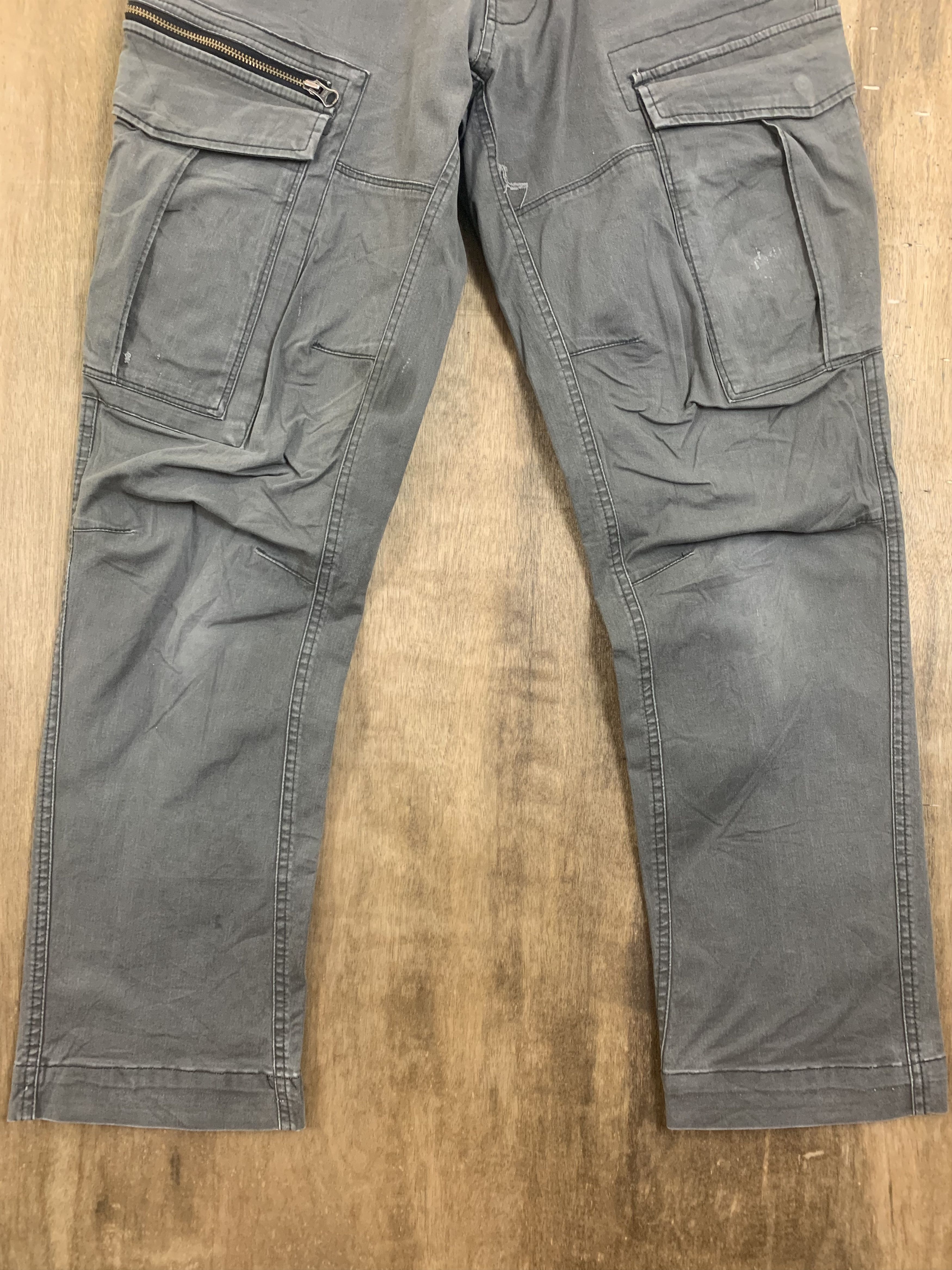Japanese Brand Cargo Pants Genba Multipocket Travis Scott Style Size US 30 / EU 46 - 3 Thumbnail