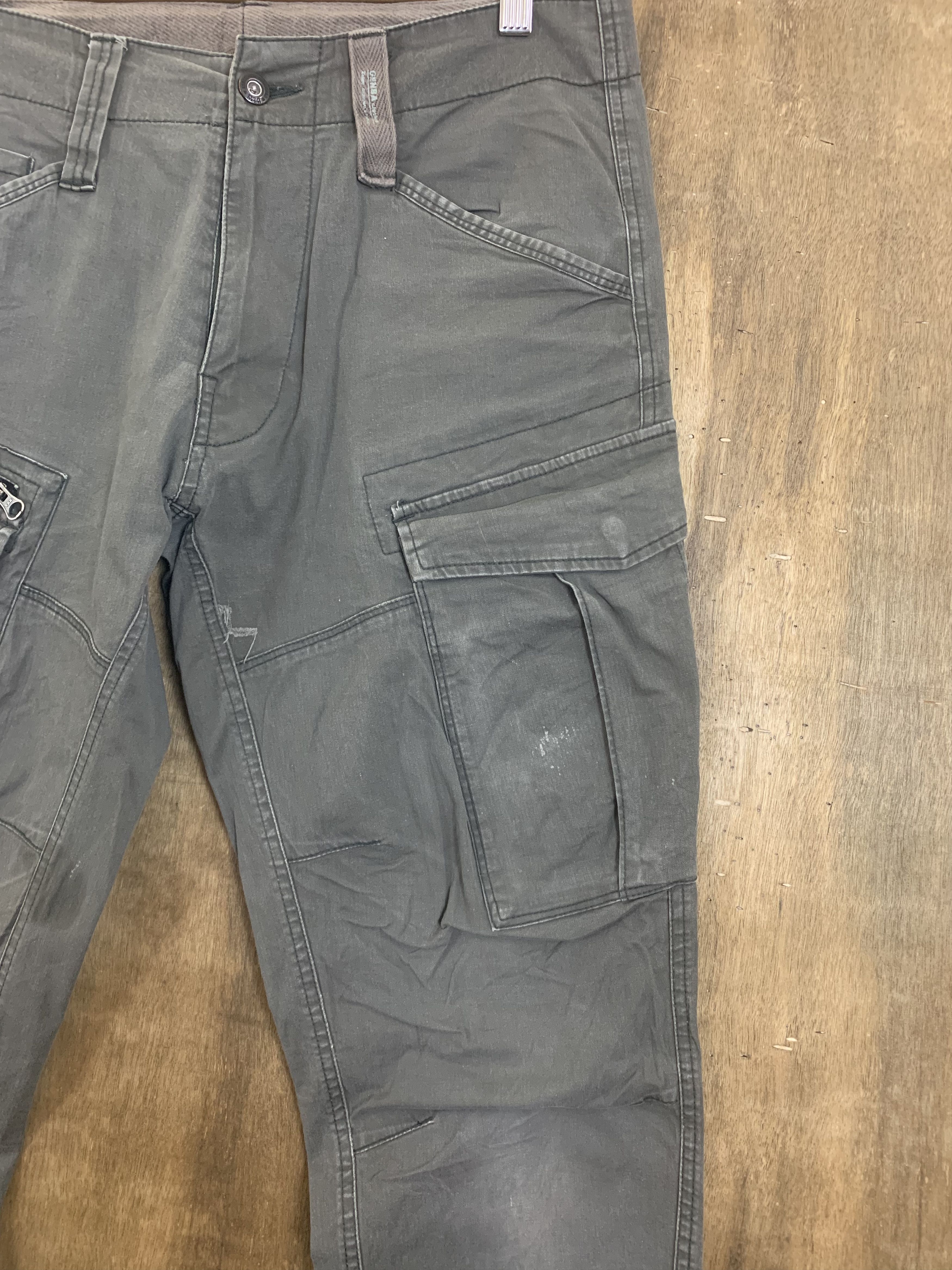 Japanese Brand Cargo Pants Genba Multipocket Travis Scott Style Size US 30 / EU 46 - 5 Thumbnail
