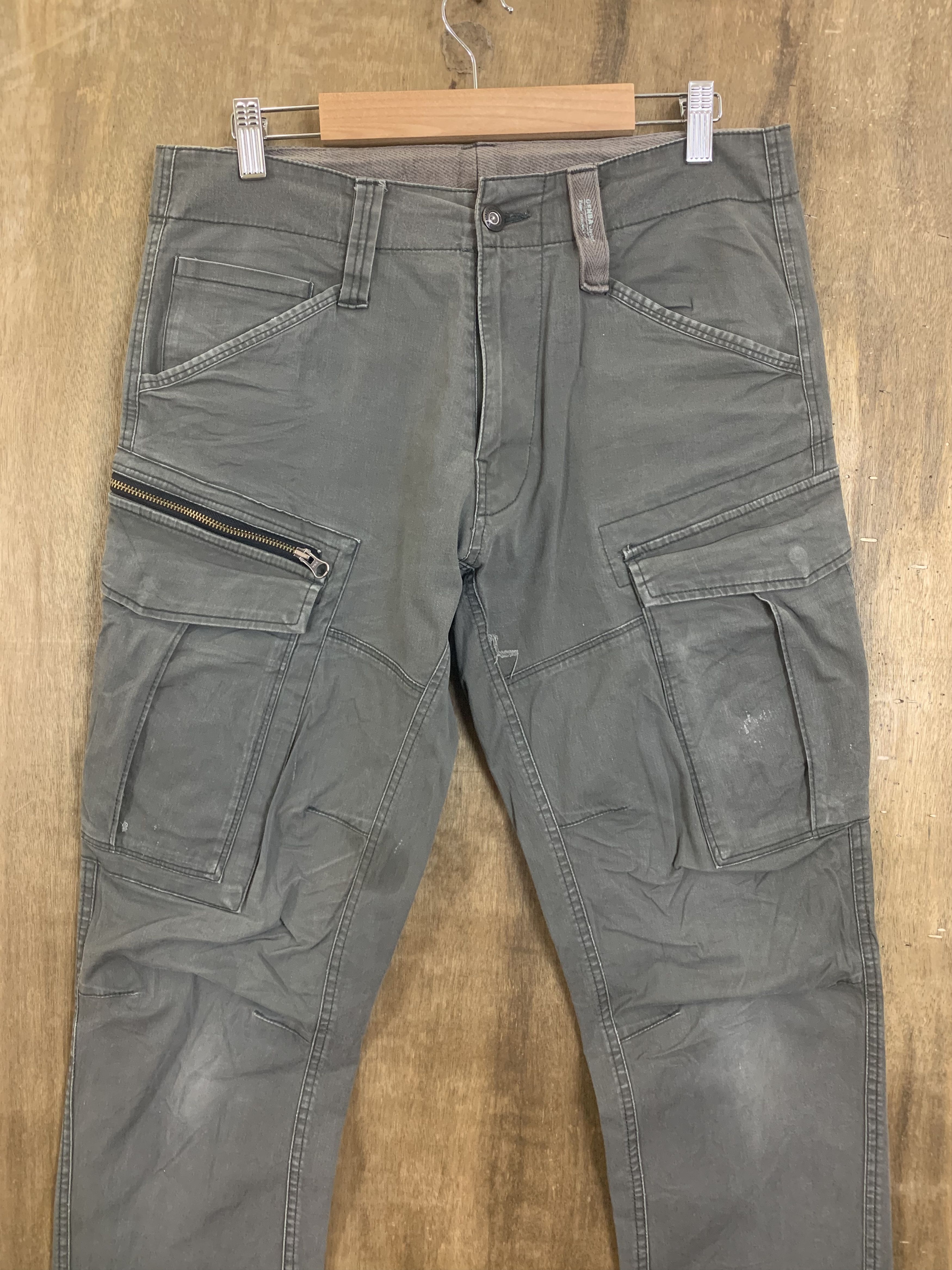 Japanese Brand Cargo Pants Genba Multipocket Travis Scott Style Size US 30 / EU 46 - 8 Thumbnail
