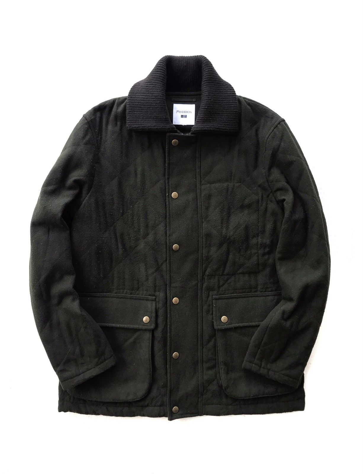 JW Anderson × Uniqlo Diamond Quilted Lining Pockets Zipper Button downs Jacket Size US M / EU 48-50 / 2 - 2 Thumbnail