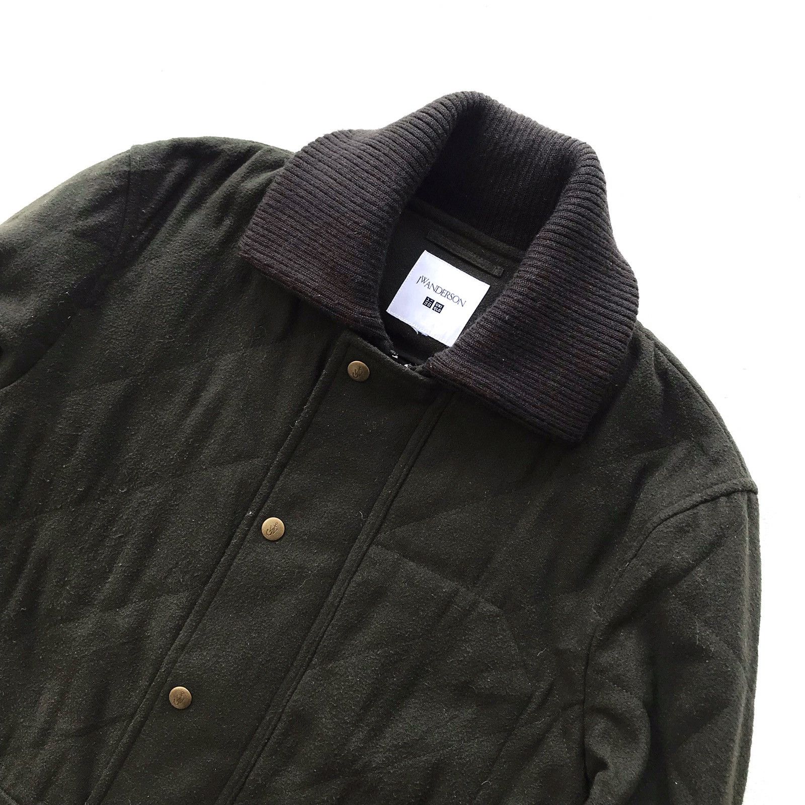 JW Anderson × Uniqlo Diamond Quilted Lining Pockets Zipper Button downs Jacket Size US M / EU 48-50 / 2 - 3 Thumbnail