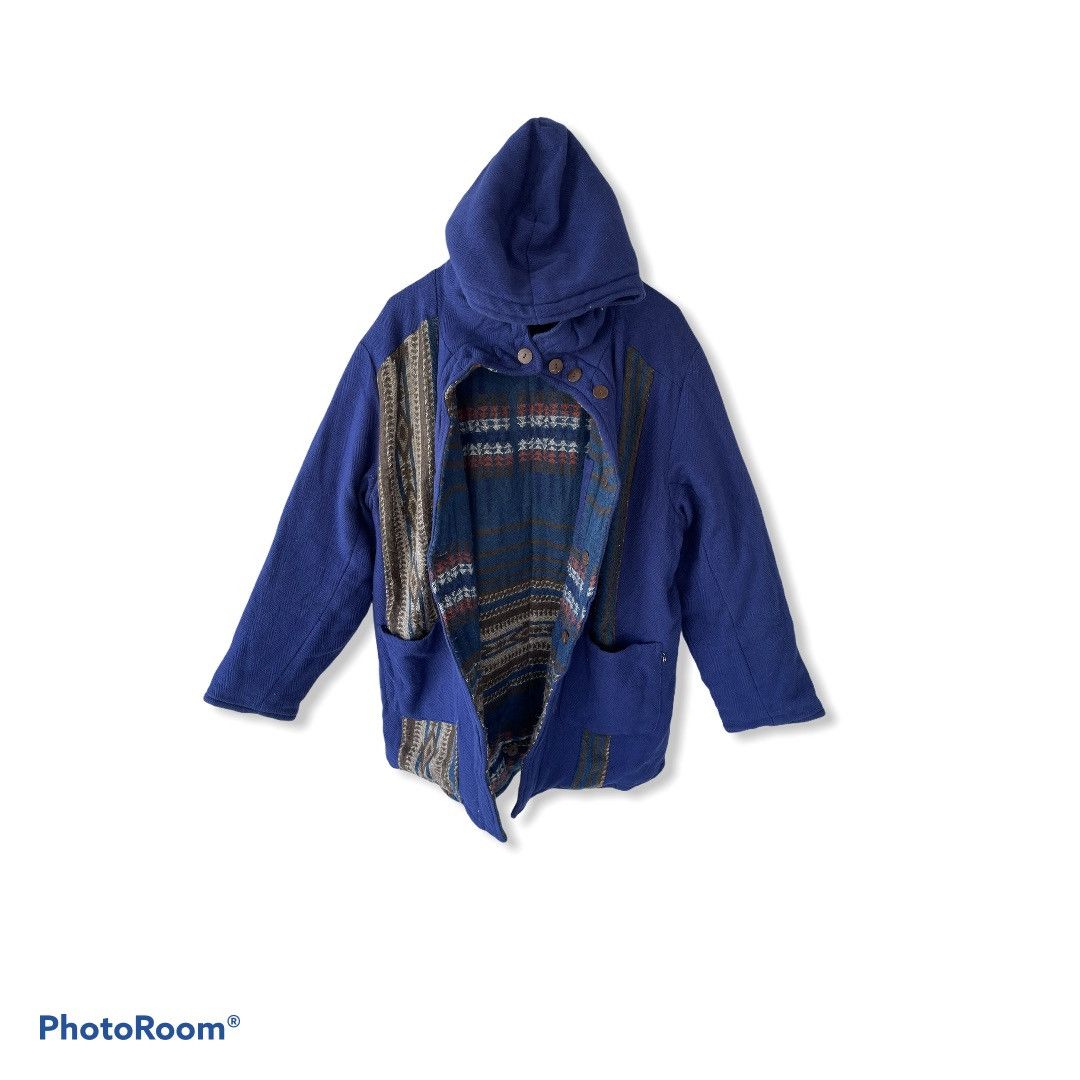 Japanese Brand AMINA MULTICOLOUR REVERSEBLE SIZE M JACKET HOODED JAPAN Size US M / EU 48-50 / 2 - 2 Thumbnail