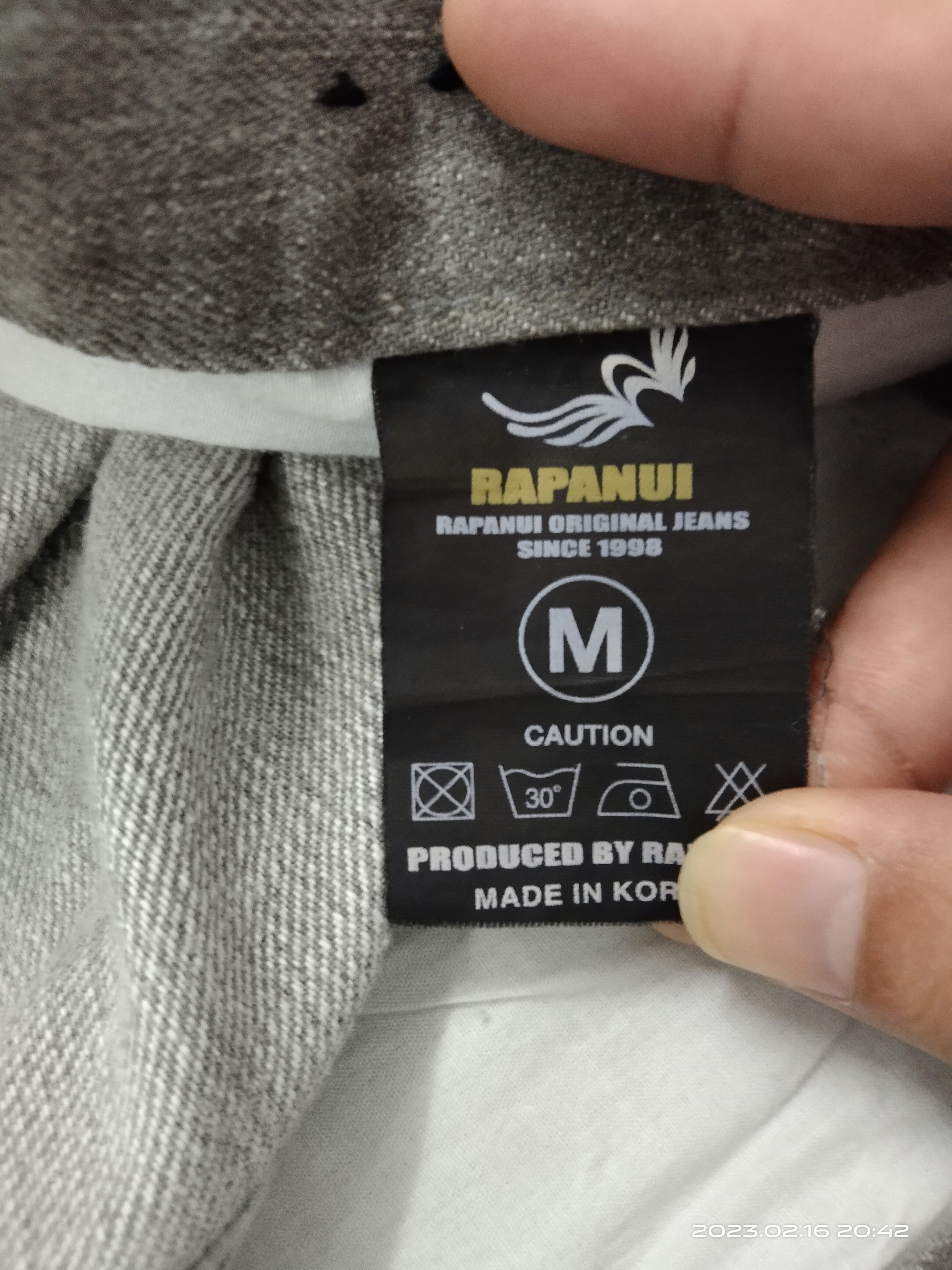 Japanese Brand DiSTRESSED GRAY RAPANUI&CO DENIM PANTS Size US 32 / EU 48 - 6 Thumbnail