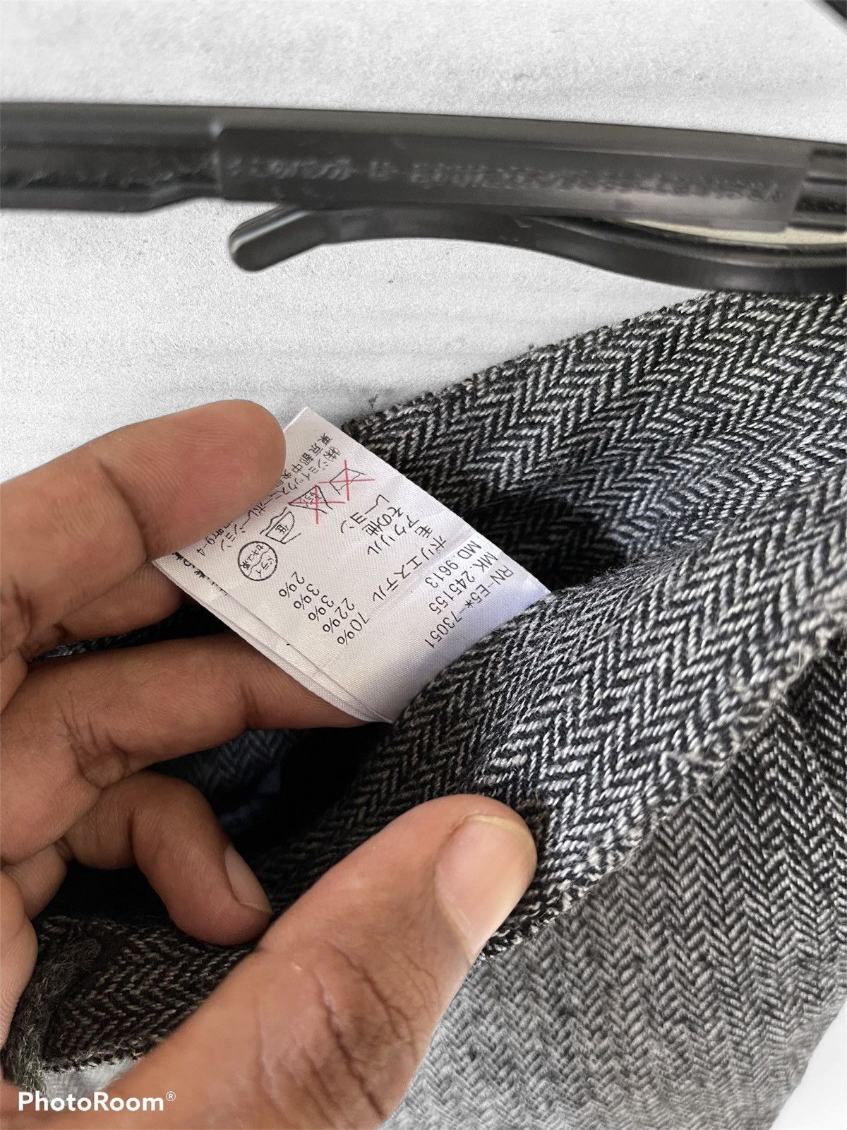 Paul Smith R.NEW BOLD BORN IN BRITAIN GREY SIZE 34 CASUAL PANT WOOL Size US 34 / EU 50 - 5 Thumbnail