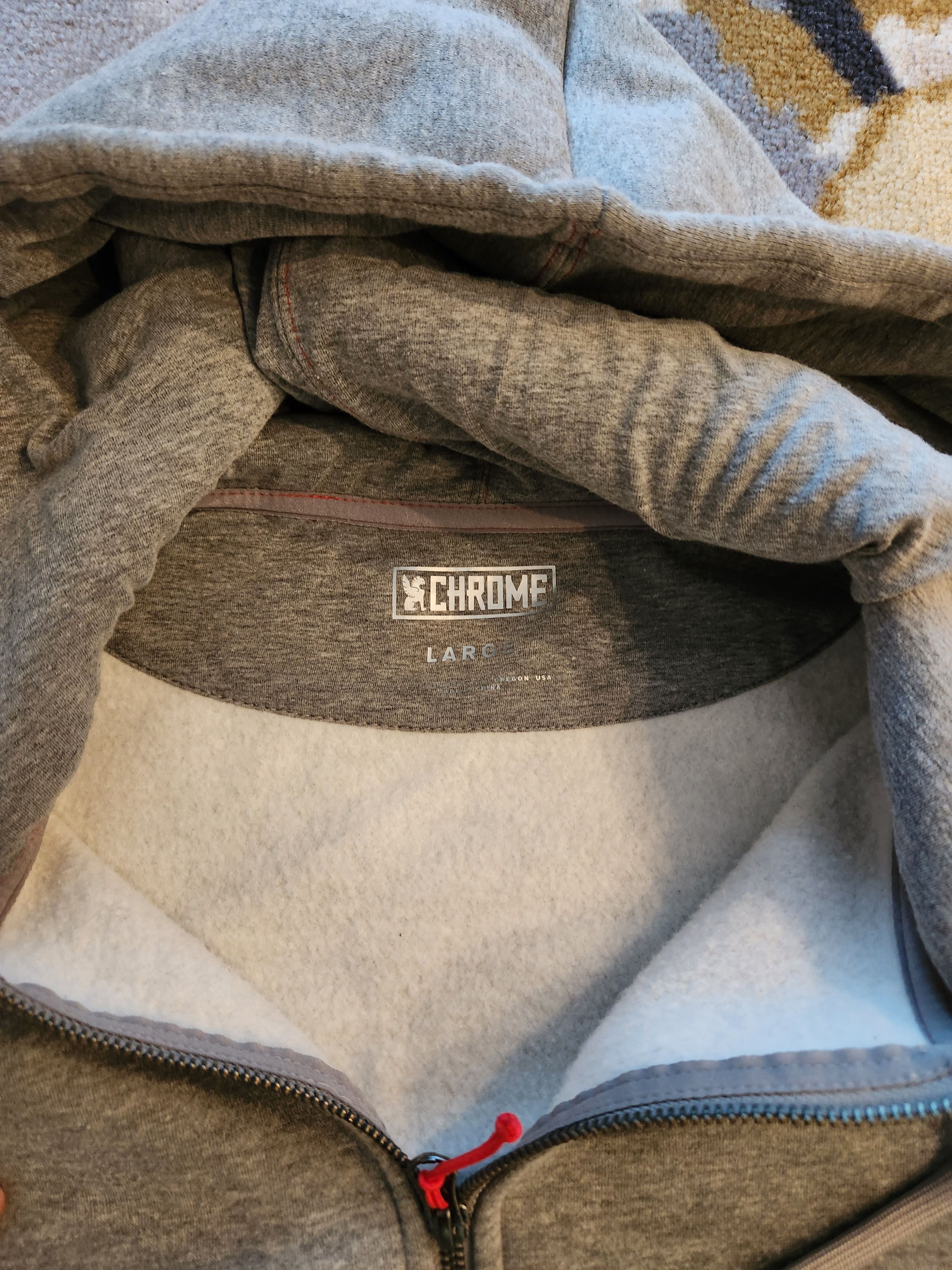 Chrome Industries CHROME ISSUED FLEECE HOODIE Size US L / EU 52-54 / 3 - 3 Thumbnail