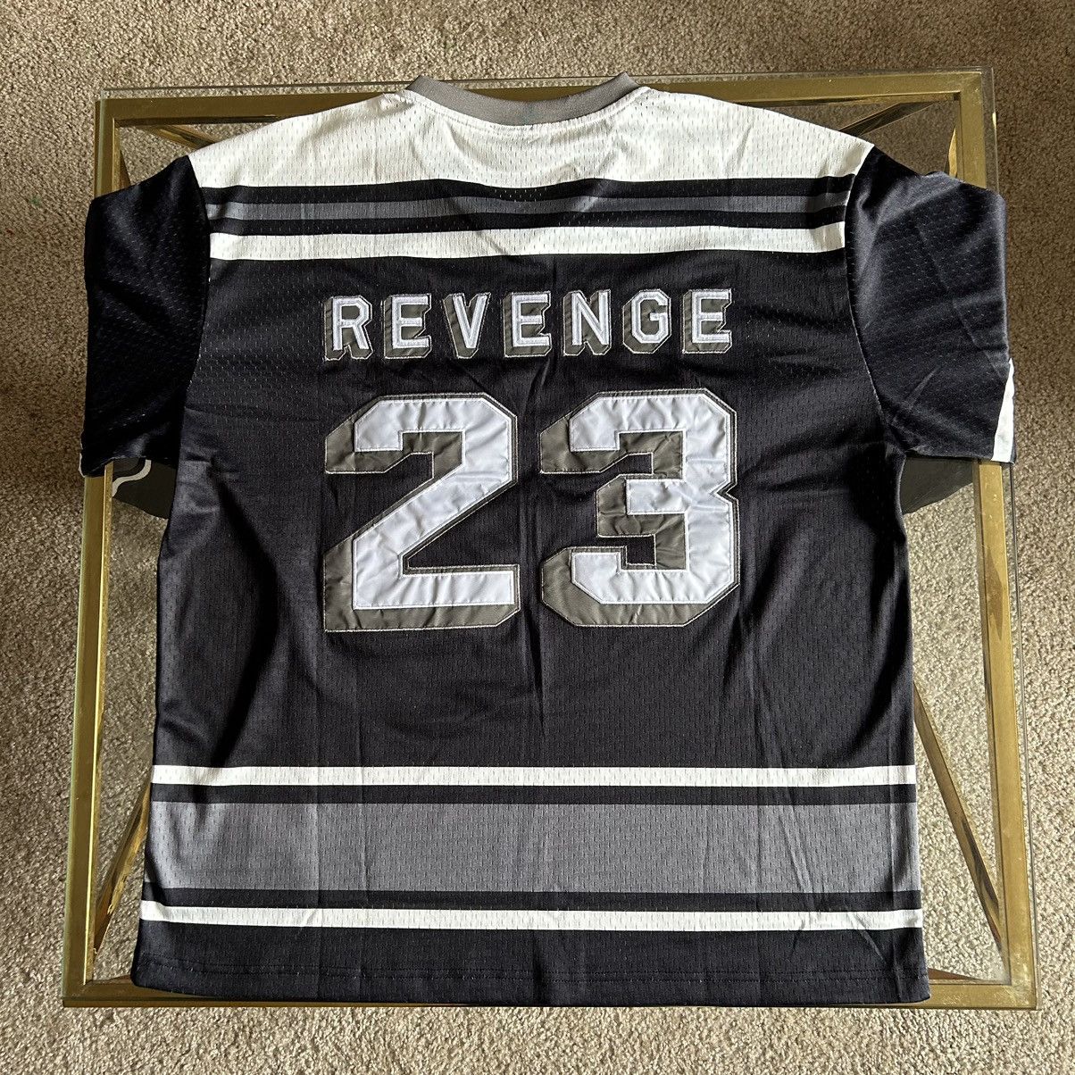 Revenge STRiPED EMBROiDERED NEW YORK RANGERS HOCKEY JERSEY Size US XL / EU 56 / 4 - 6 Thumbnail