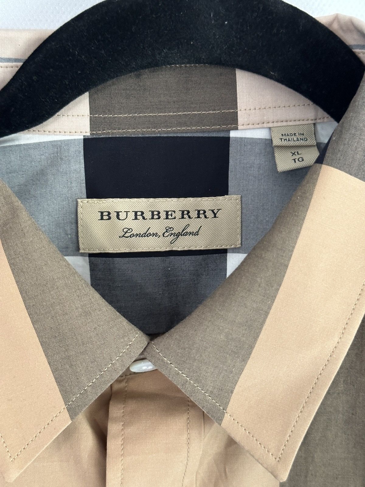 Burberry Burberry Somerton sport shirt Check Pattern NWT Size US XL / EU 56 / 4 - 4 Thumbnail