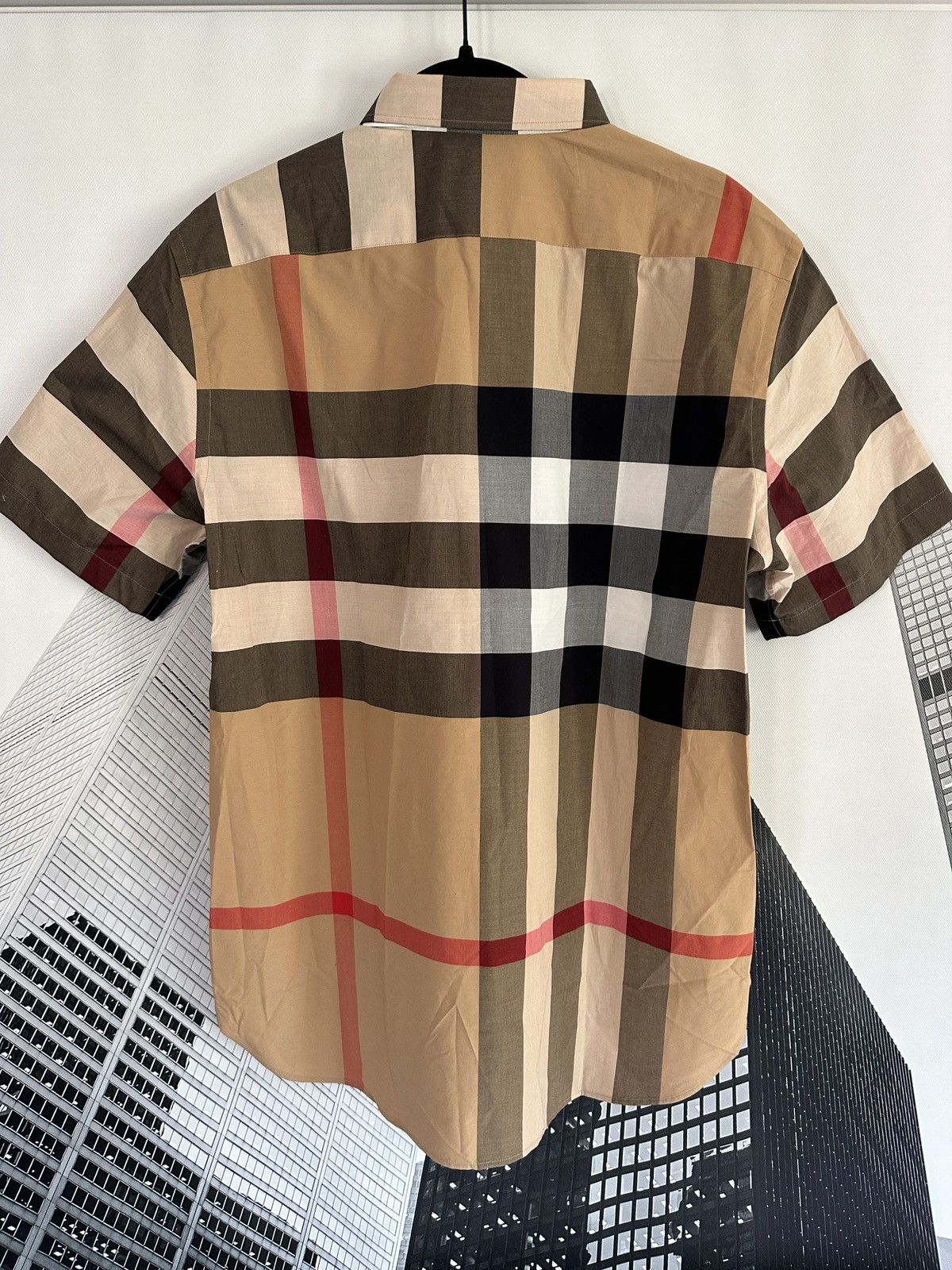 Burberry Burberry Somerton sport shirt Check Pattern NWT Size US XL / EU 56 / 4 - 2 Thumbnail