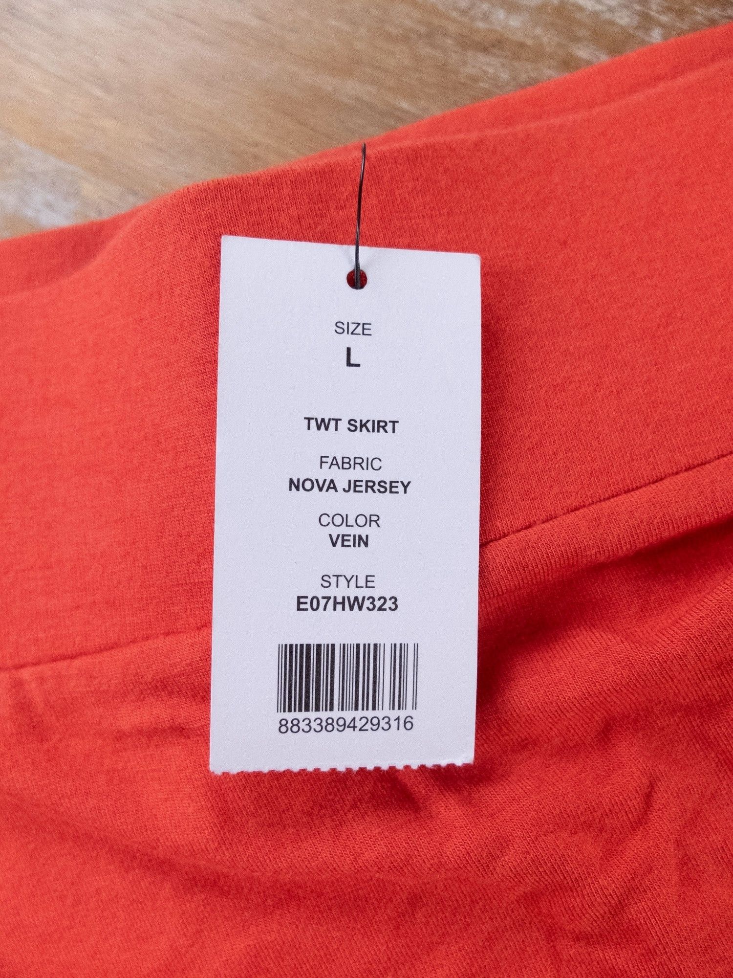 Helmut Lang HELMUT LANG vein red modal wool draped tube skirt Large Size 30" / US 8 / IT 44 - 5 Thumbnail