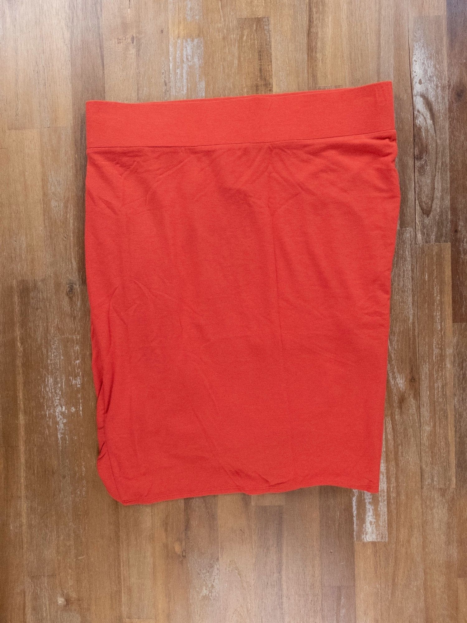 Helmut Lang HELMUT LANG vein red modal wool draped tube skirt Large Size 30" / US 8 / IT 44 - 8 Thumbnail