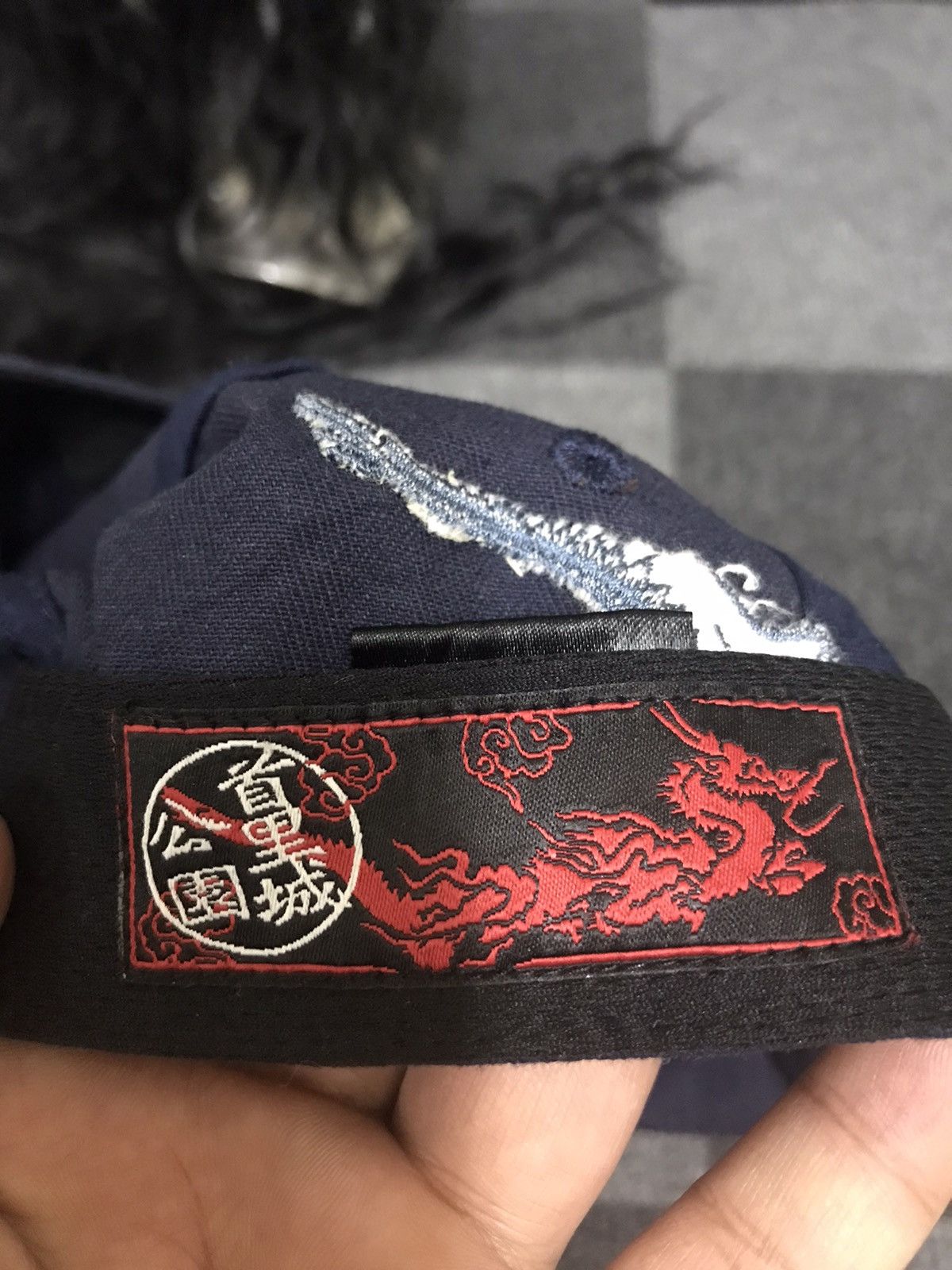 Japanese Brand shir ijo Japan Dragon Mebrpidery HBT Fabric Cap Size ONE SIZE - 7 Thumbnail