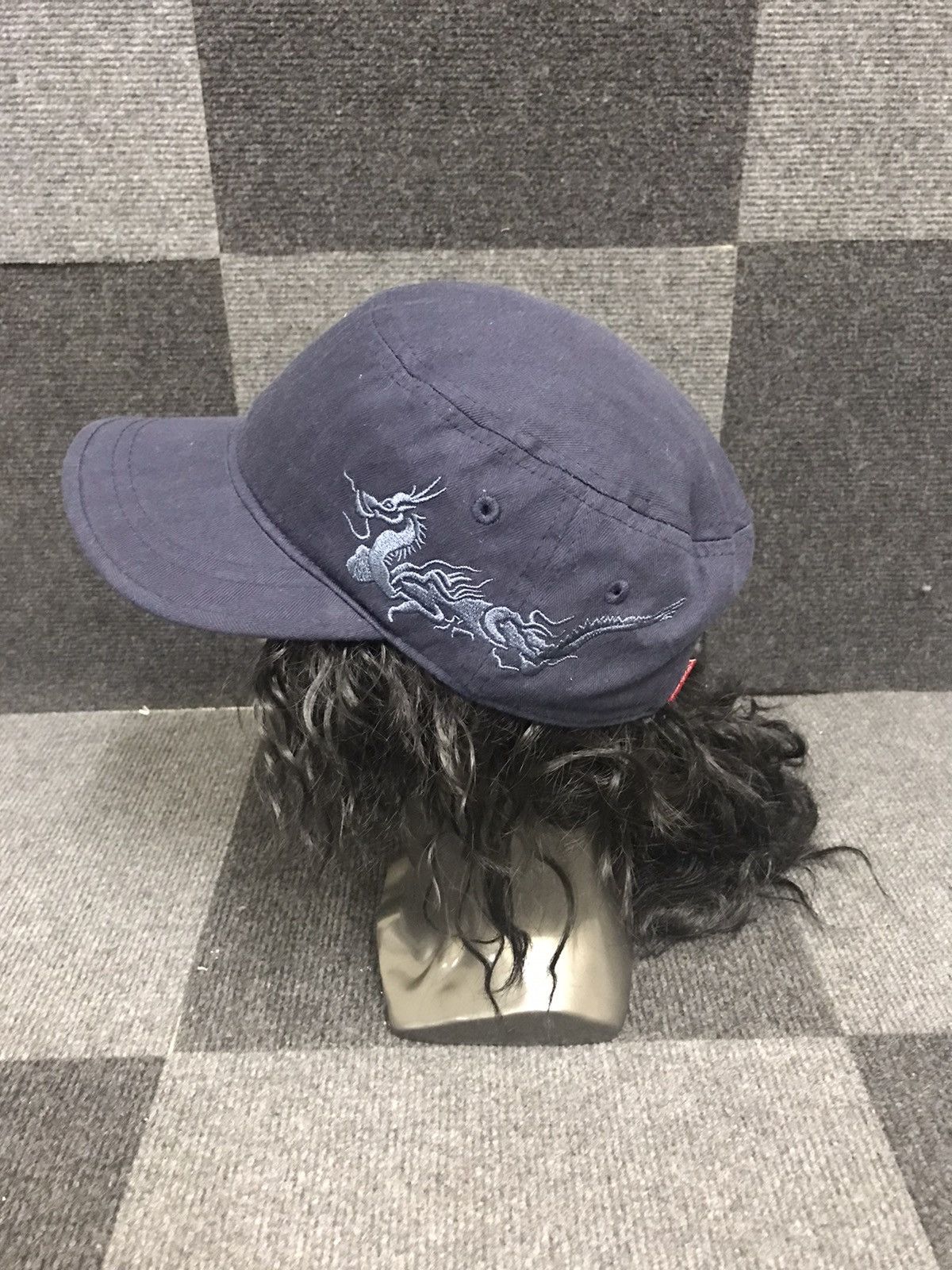 Japanese Brand shir ijo Japan Dragon Mebrpidery HBT Fabric Cap Size ONE SIZE - 2 Thumbnail