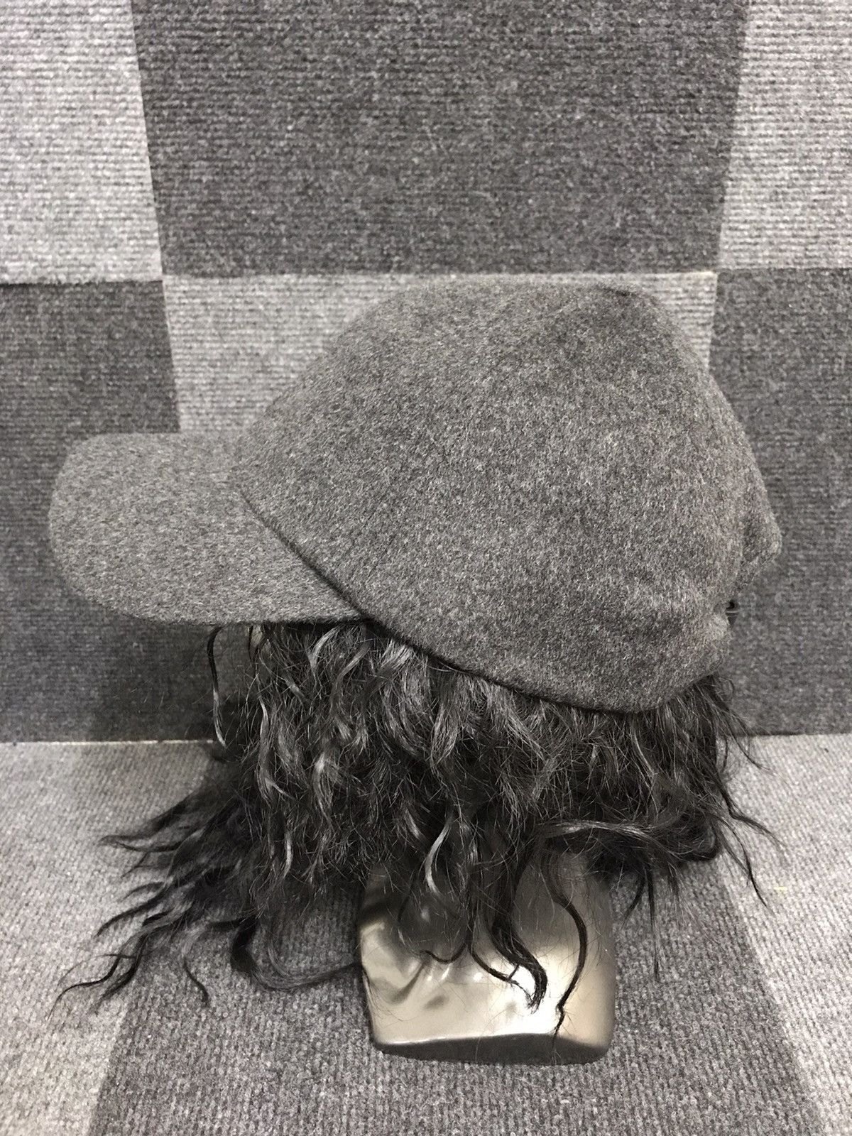 Japanese Brand Uniqlo Wool Grey Cap Size ONE SIZE - 3 Thumbnail