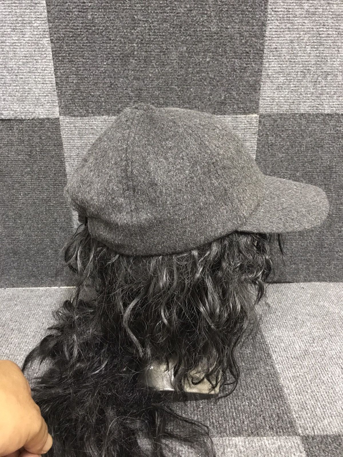 Japanese Brand Uniqlo Wool Grey Cap Size ONE SIZE - 6 Thumbnail