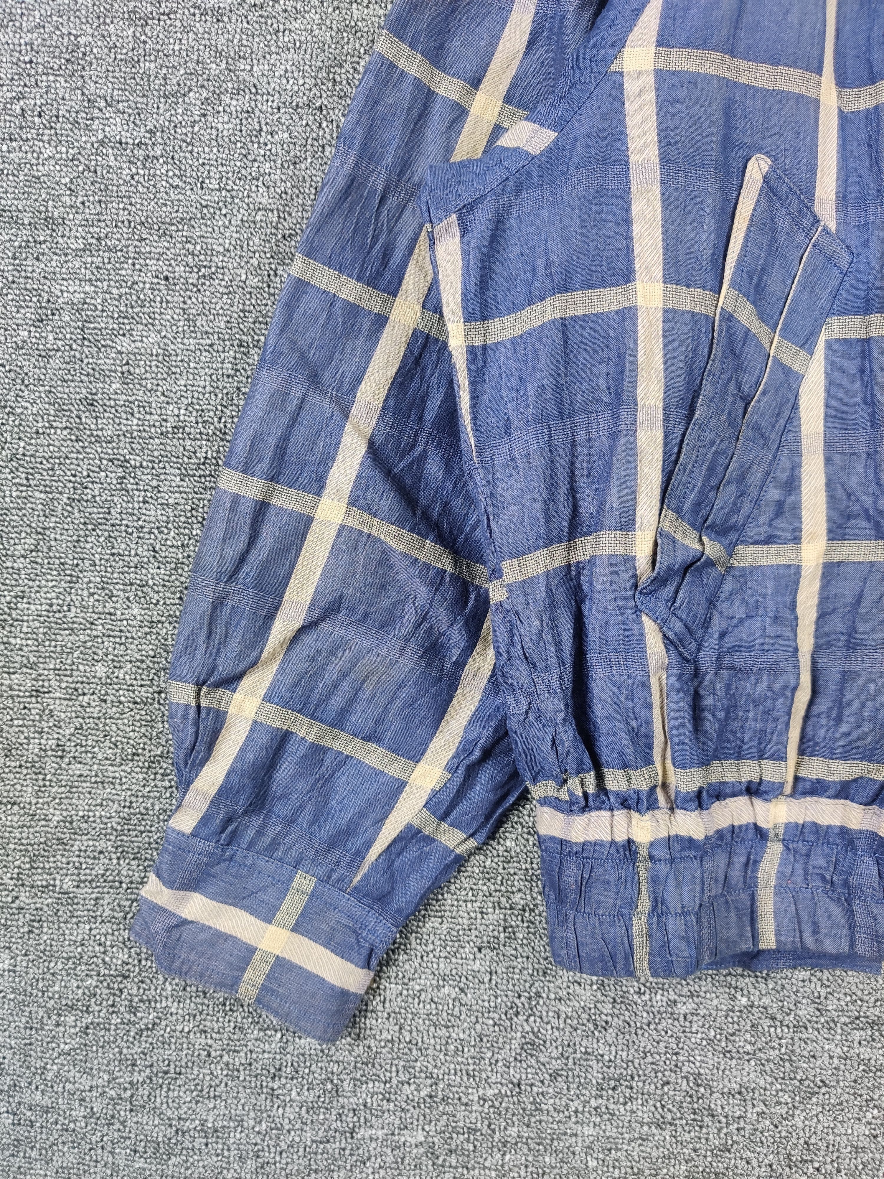 Japanese Brand Vintage Japanese Brand Simple Life Checkered Shirt Button Up Size US M / EU 48-50 / 2 - 4 Thumbnail