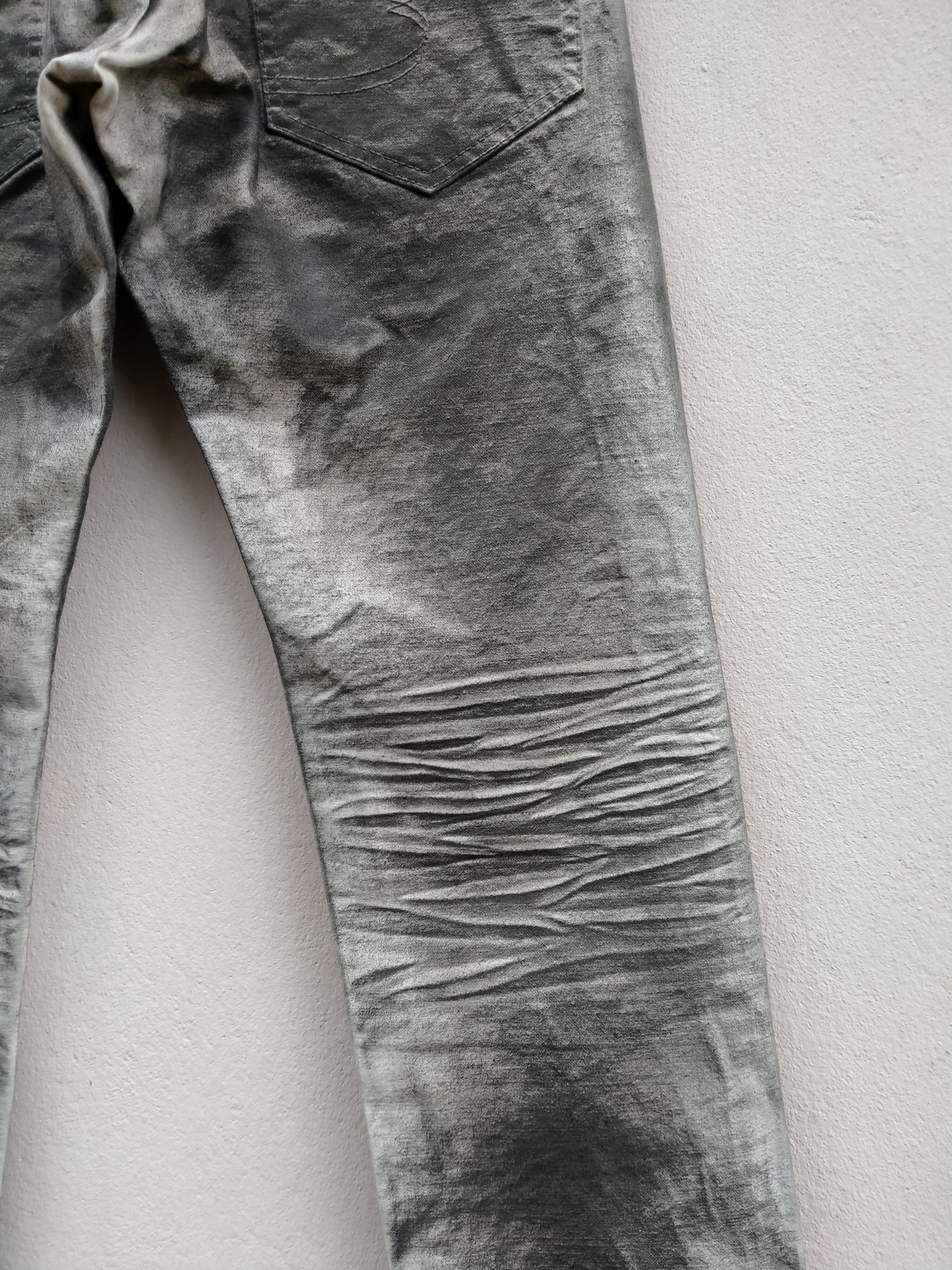 semanticdesign Vintage Japan Made Semantics Design Distressed Waxed Denim Size US 30 / EU 46 - 19 Thumbnail