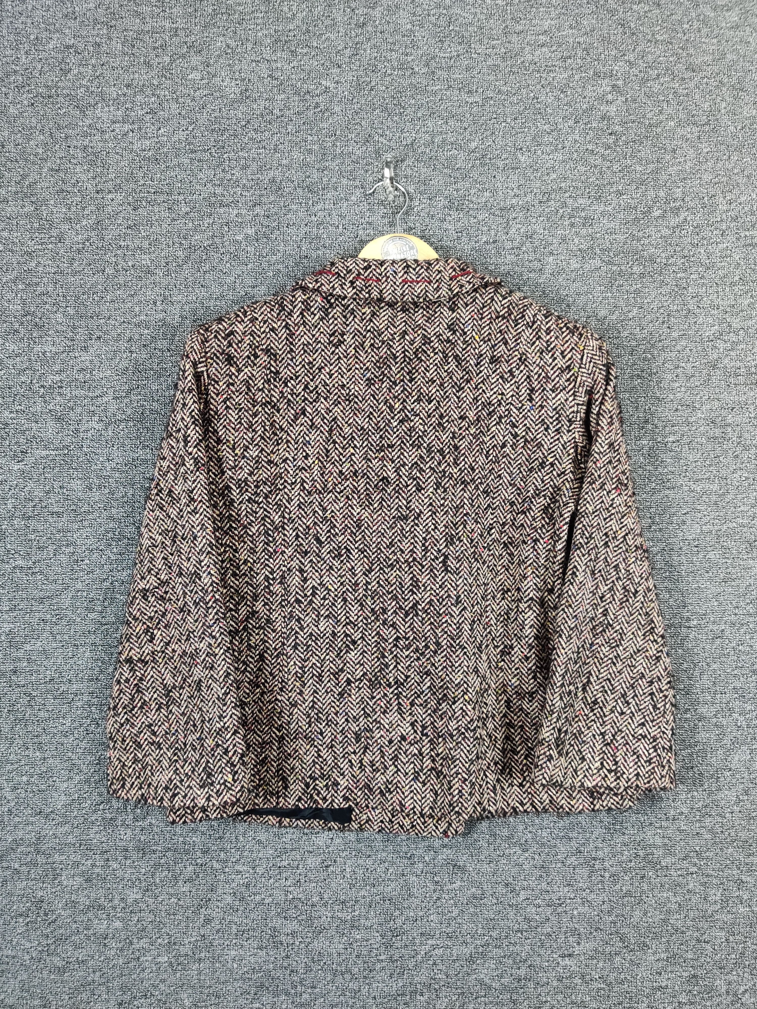 Designer Vintage Anista Paris Wool Cropped Jacket Size M / US 6-8 / IT 42-44 - 11 Thumbnail
