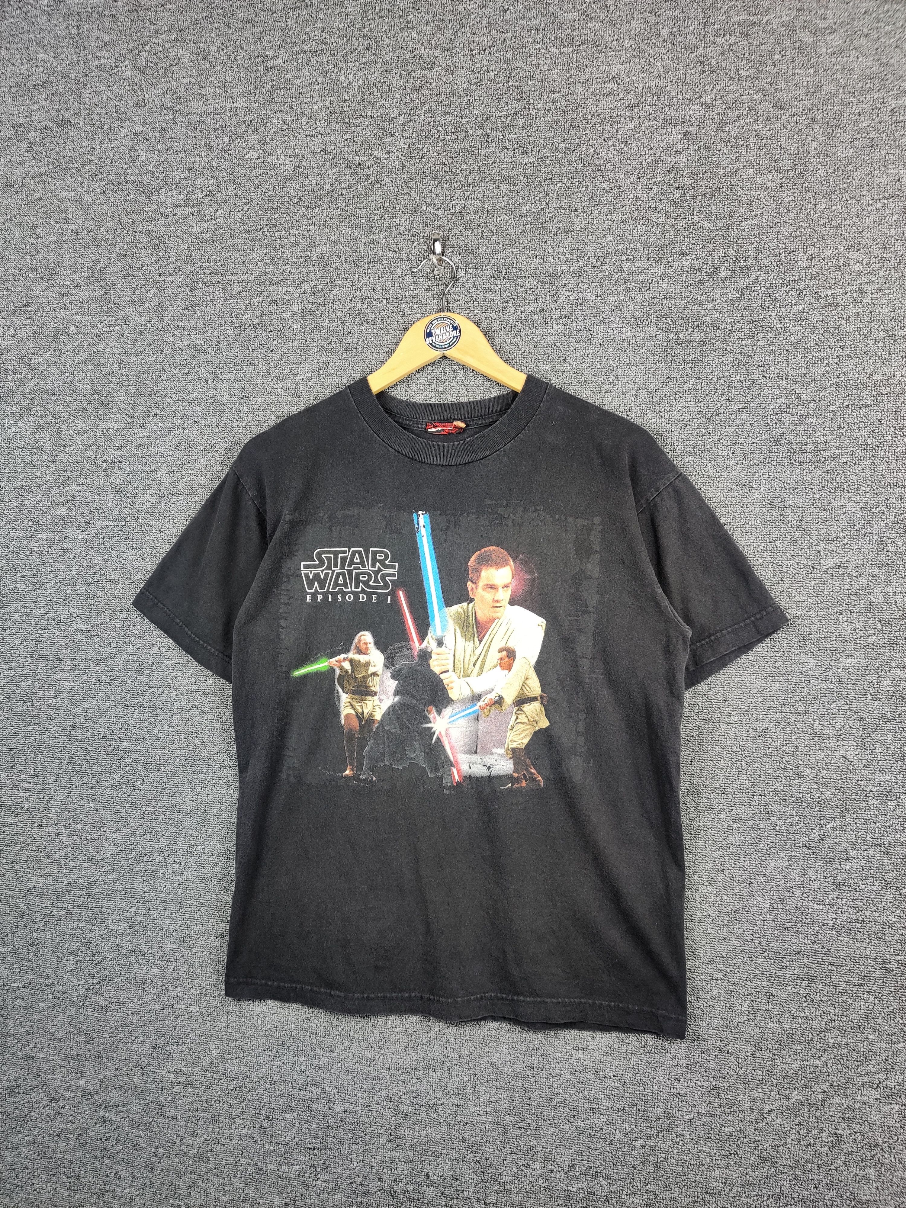 Star Wars Vintage Star Wars Movie Episod 1 Tee Tshirt Size US M / EU 48-50 / 2 - 2 Thumbnail
