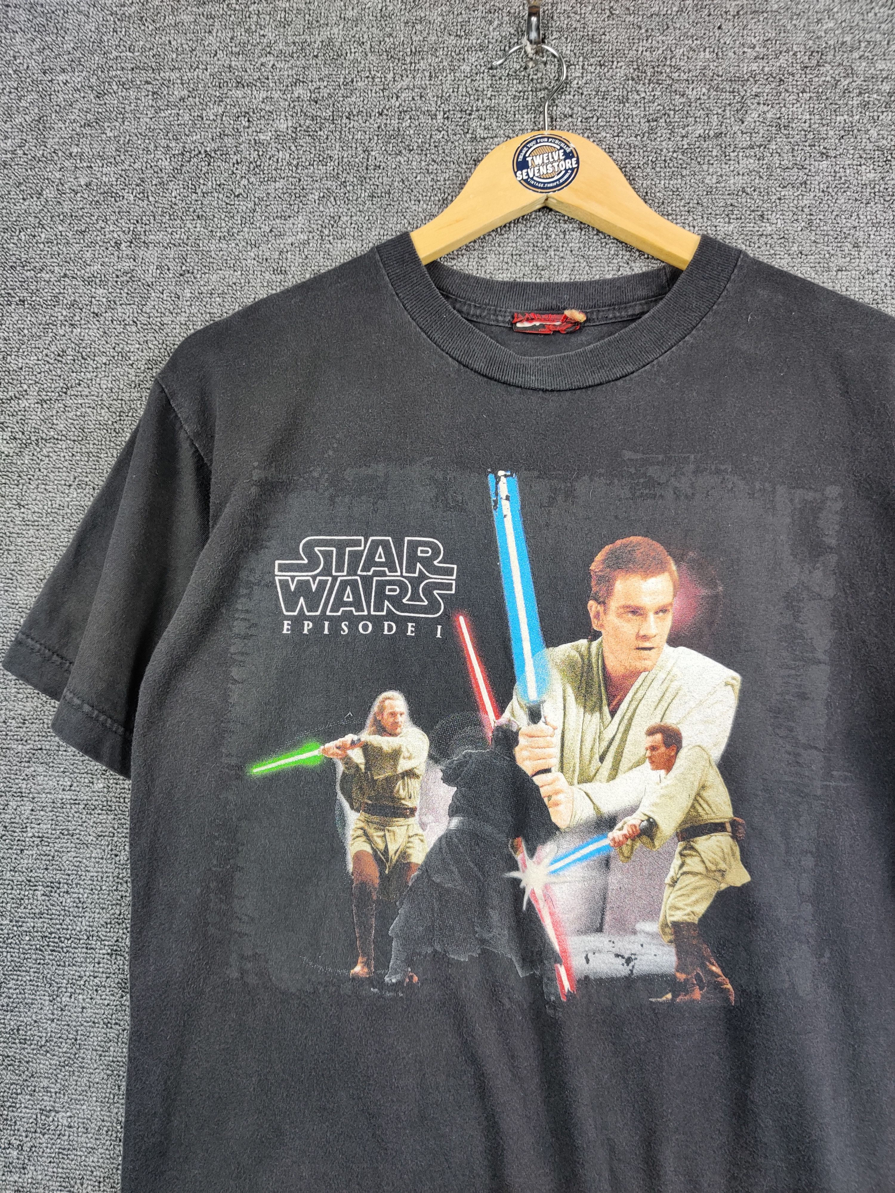 Star Wars Vintage Star Wars Movie Episod 1 Tee Tshirt Size US M / EU 48-50 / 2 - 5 Thumbnail
