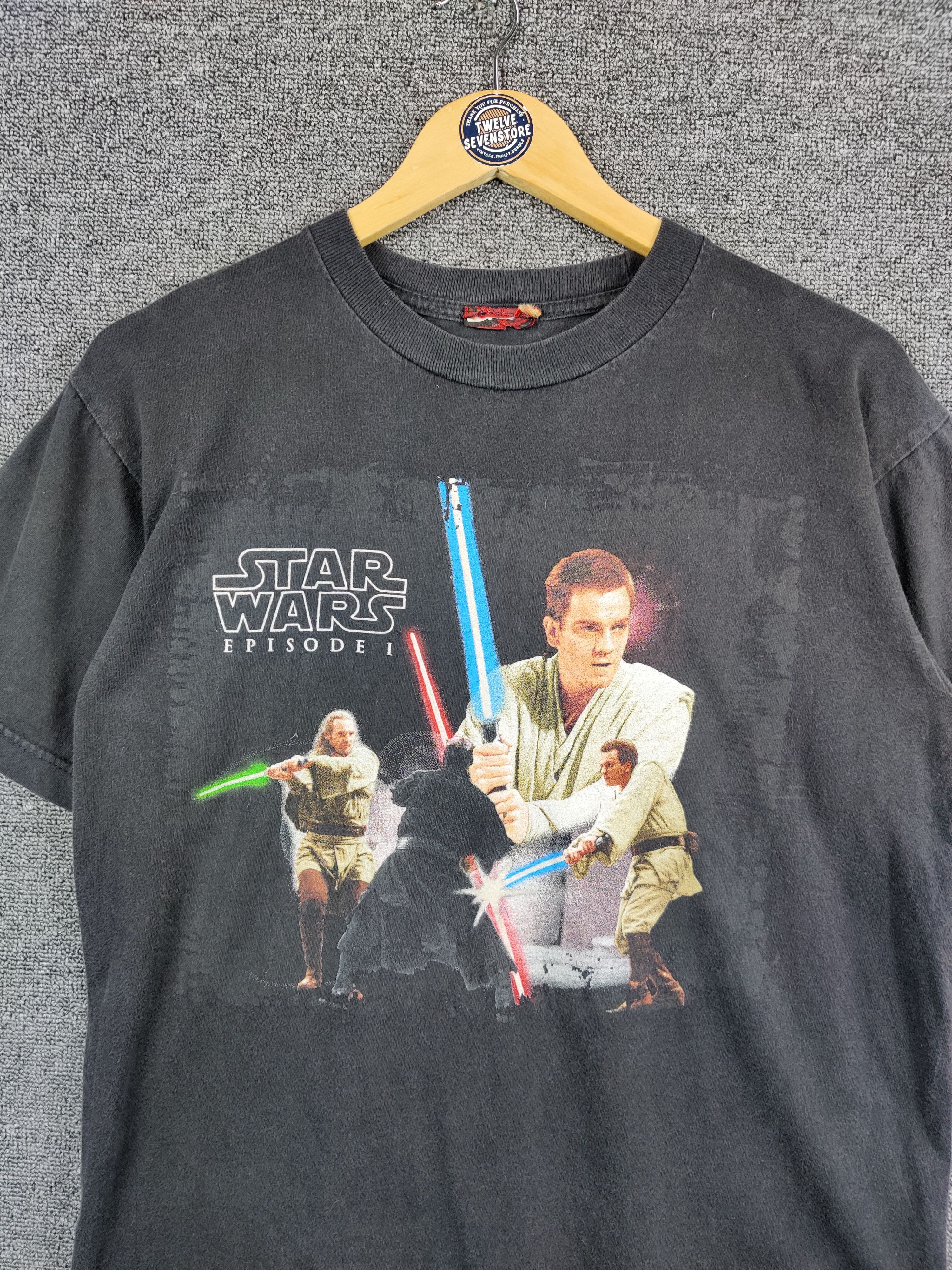 Star Wars Vintage Star Wars Movie Episod 1 Tee Tshirt Size US M / EU 48-50 / 2 - 4 Thumbnail
