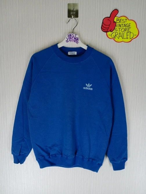 Adidas Vintage 90s Adidas Small Logo Sweatshirt Size US M / EU 48-50 / 2 - 2 Thumbnail