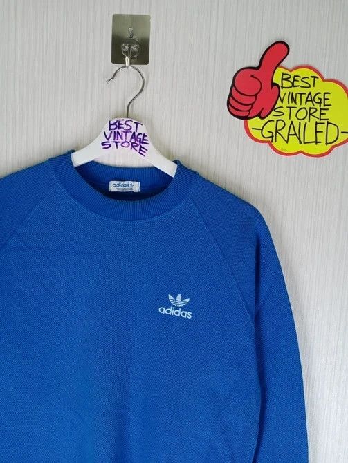Adidas Vintage 90s Adidas Small Logo Sweatshirt Size US M / EU 48-50 / 2 - 1 Thumbnail