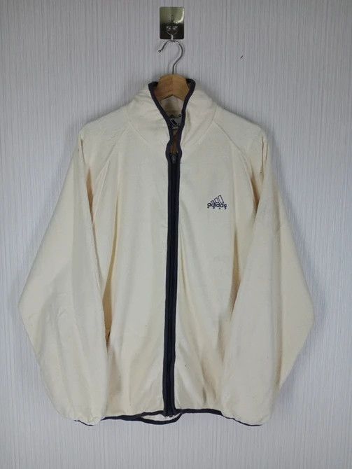 Adidas × Vintage Vintage 90s Adidas Small Logo Zipper Fleece Jacket Size US XL / EU 56 / 4 - 2 Thumbnail