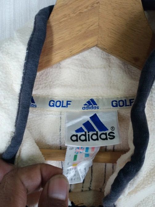 Adidas × Vintage Vintage 90s Adidas Small Logo Zipper Fleece Jacket Size US XL / EU 56 / 4 - 7 Thumbnail