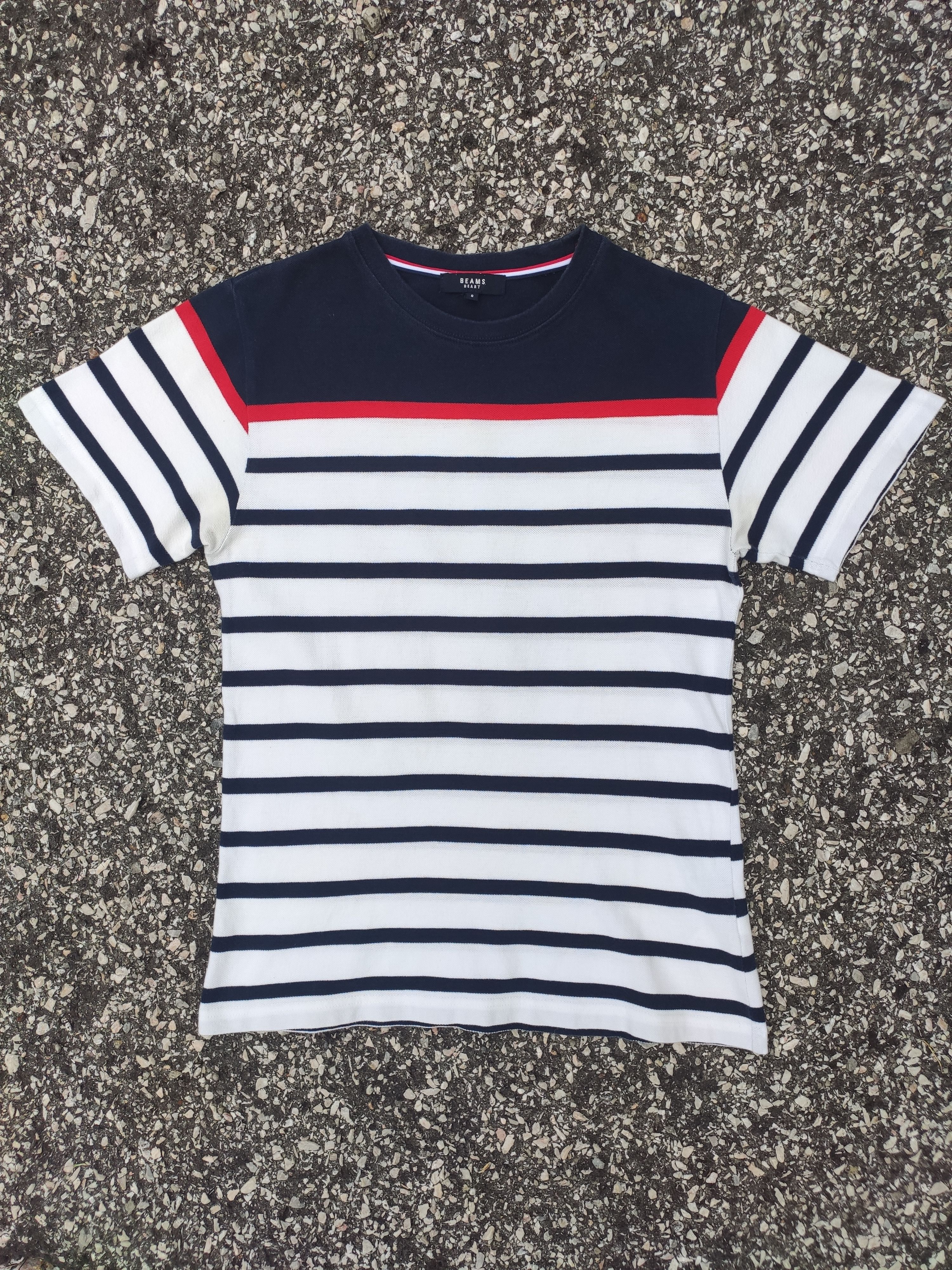 Beams Plus × Japanese Brand BEAMS HEART Stripes Tee Size S / US 4 / IT 40 - 1 Thumbnail