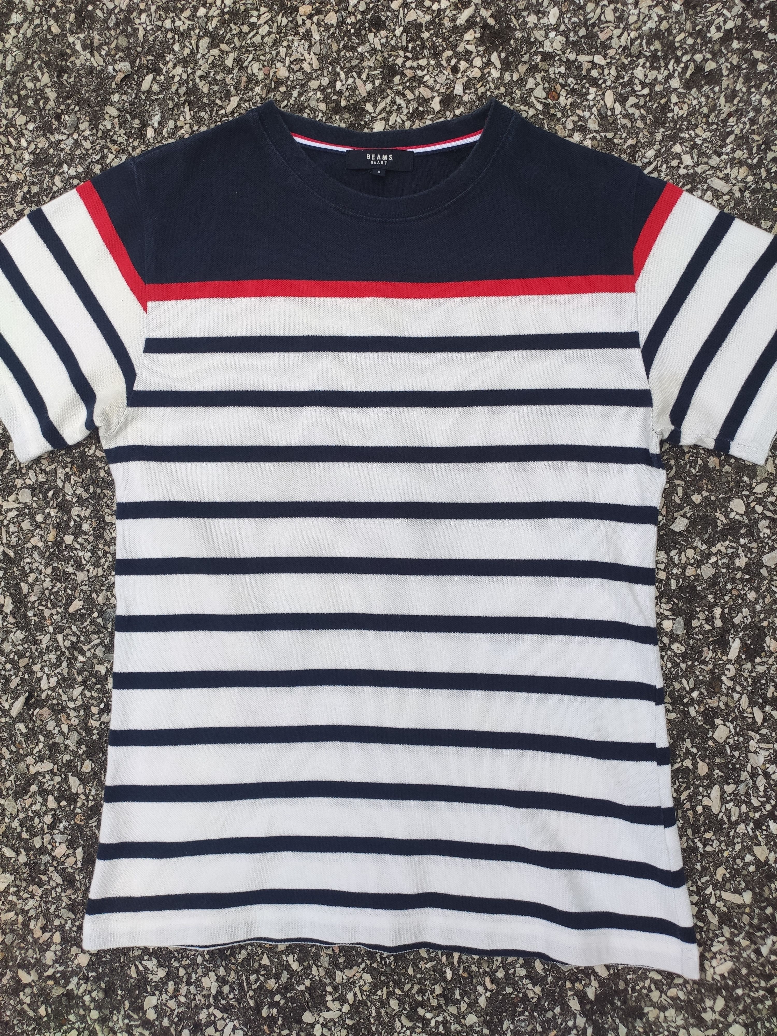 Beams Plus × Japanese Brand BEAMS HEART Stripes Tee Size S / US 4 / IT 40 - 2 Thumbnail