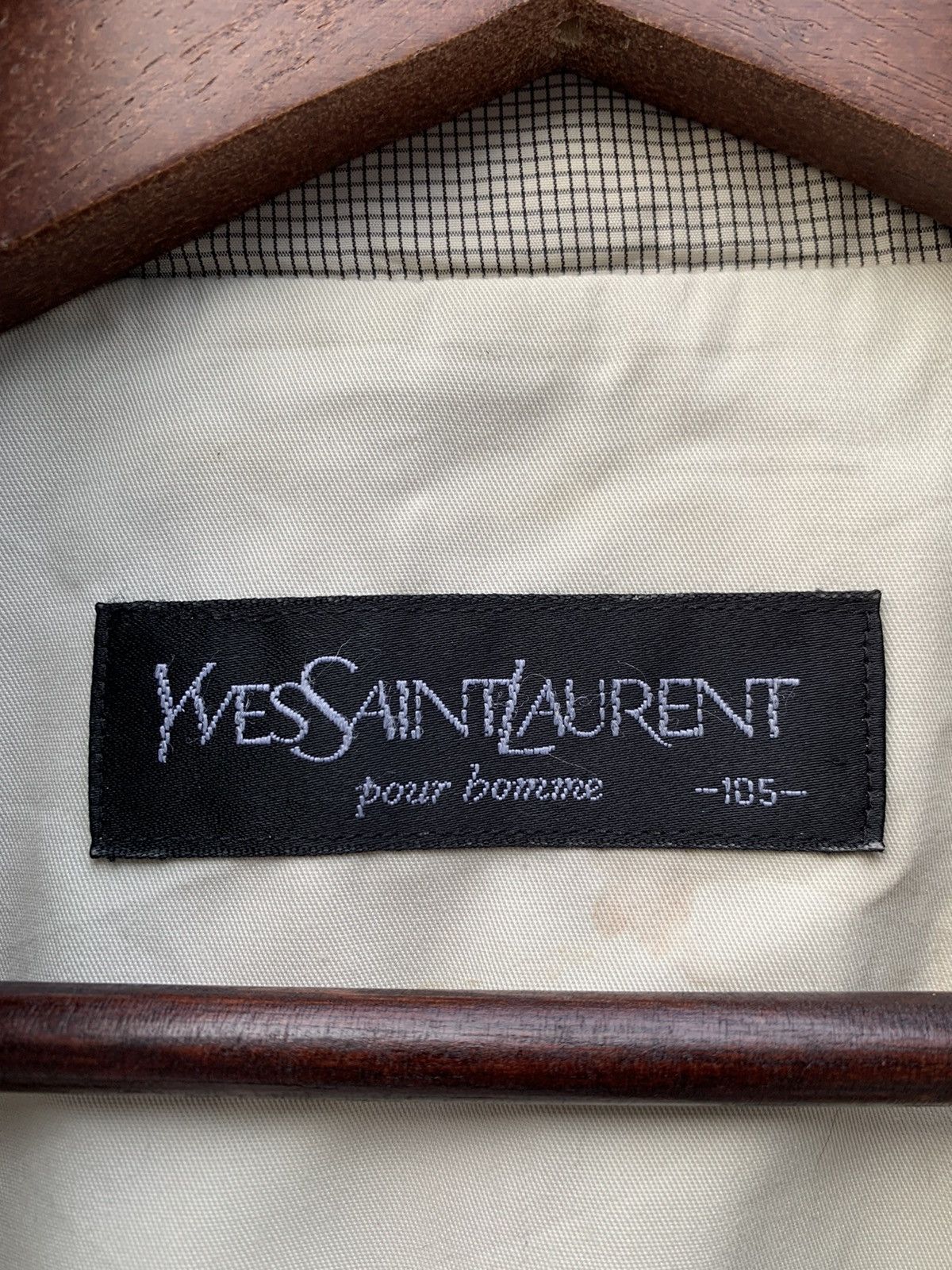Yves Saint Laurent 👹VINTAGE YVES SAINT LAURENT EMBROIDERY LOGO JACKET Size US L / EU 52-54 / 3 - 4 Thumbnail