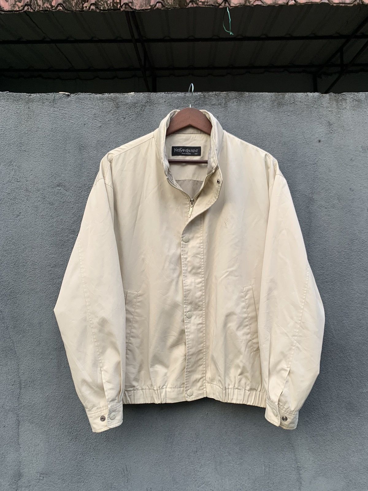 Yves Saint Laurent 👹VINTAGE YVES SAINT LAURENT EMBROIDERY LOGO JACKET Size US L / EU 52-54 / 3 - 1 Thumbnail