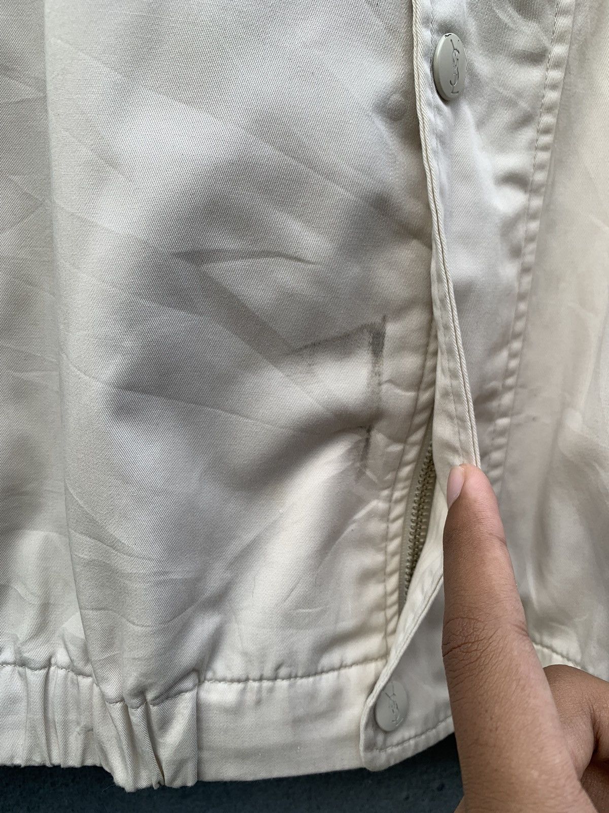 Yves Saint Laurent 👹VINTAGE YVES SAINT LAURENT EMBROIDERY LOGO JACKET Size US L / EU 52-54 / 3 - 6 Thumbnail