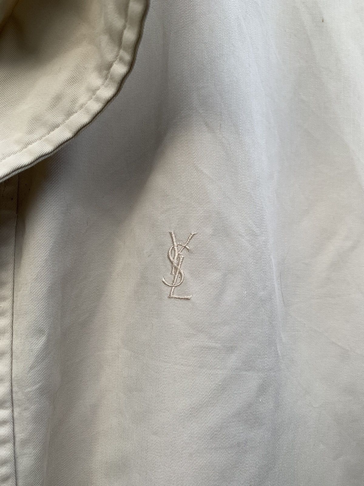Yves Saint Laurent 👹VINTAGE YVES SAINT LAURENT EMBROIDERY LOGO JACKET Size US L / EU 52-54 / 3 - 5 Thumbnail