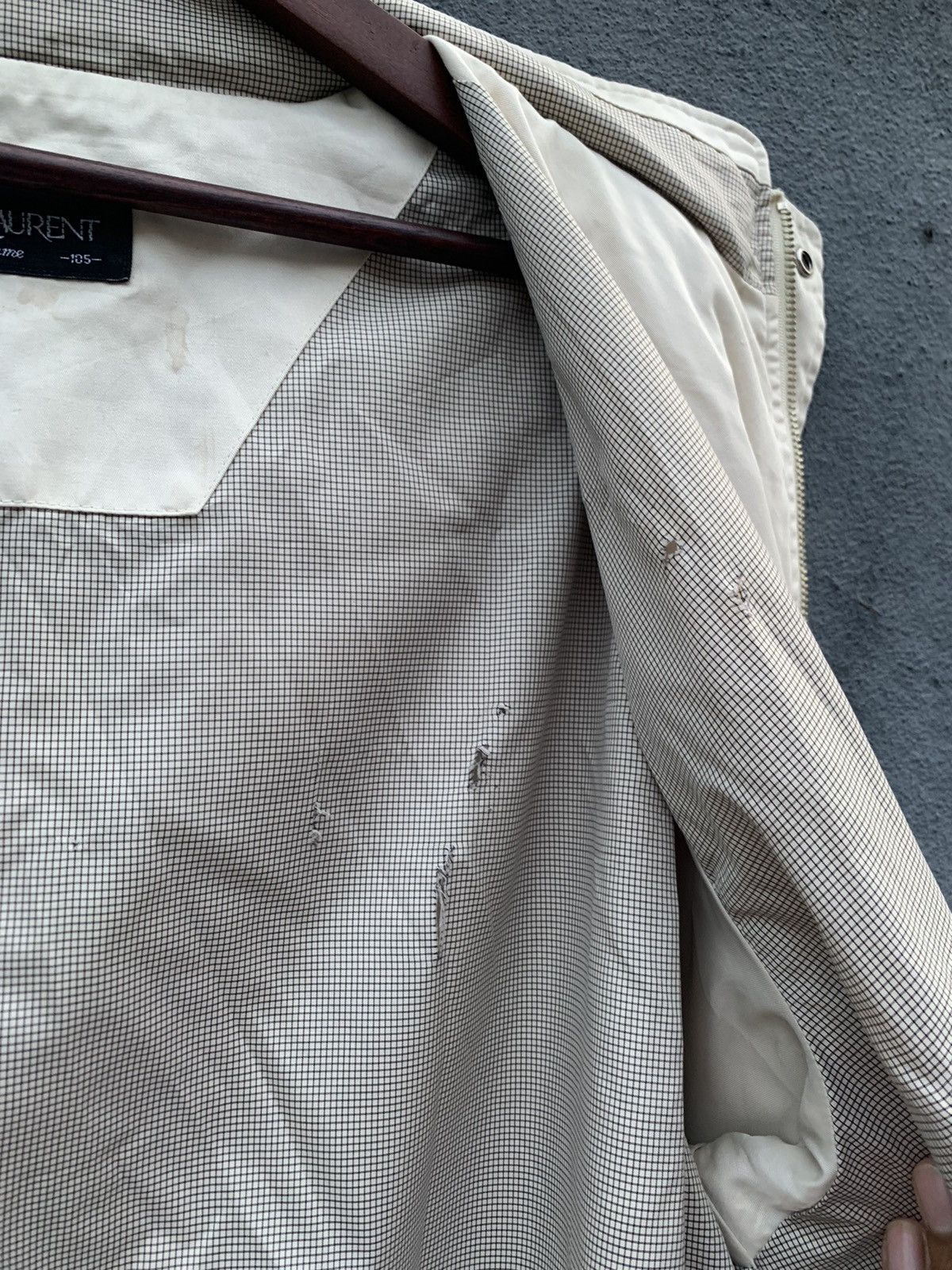 Yves Saint Laurent 👹VINTAGE YVES SAINT LAURENT EMBROIDERY LOGO JACKET Size US L / EU 52-54 / 3 - 11 Thumbnail