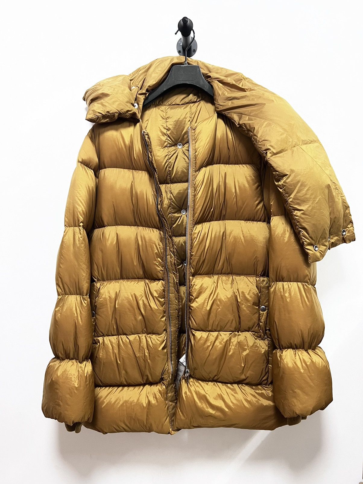 Rick Owens FW17 RR Funnel Neck Down Coat in Topaz Size US M / EU 48-50 / 2 - 6 Thumbnail
