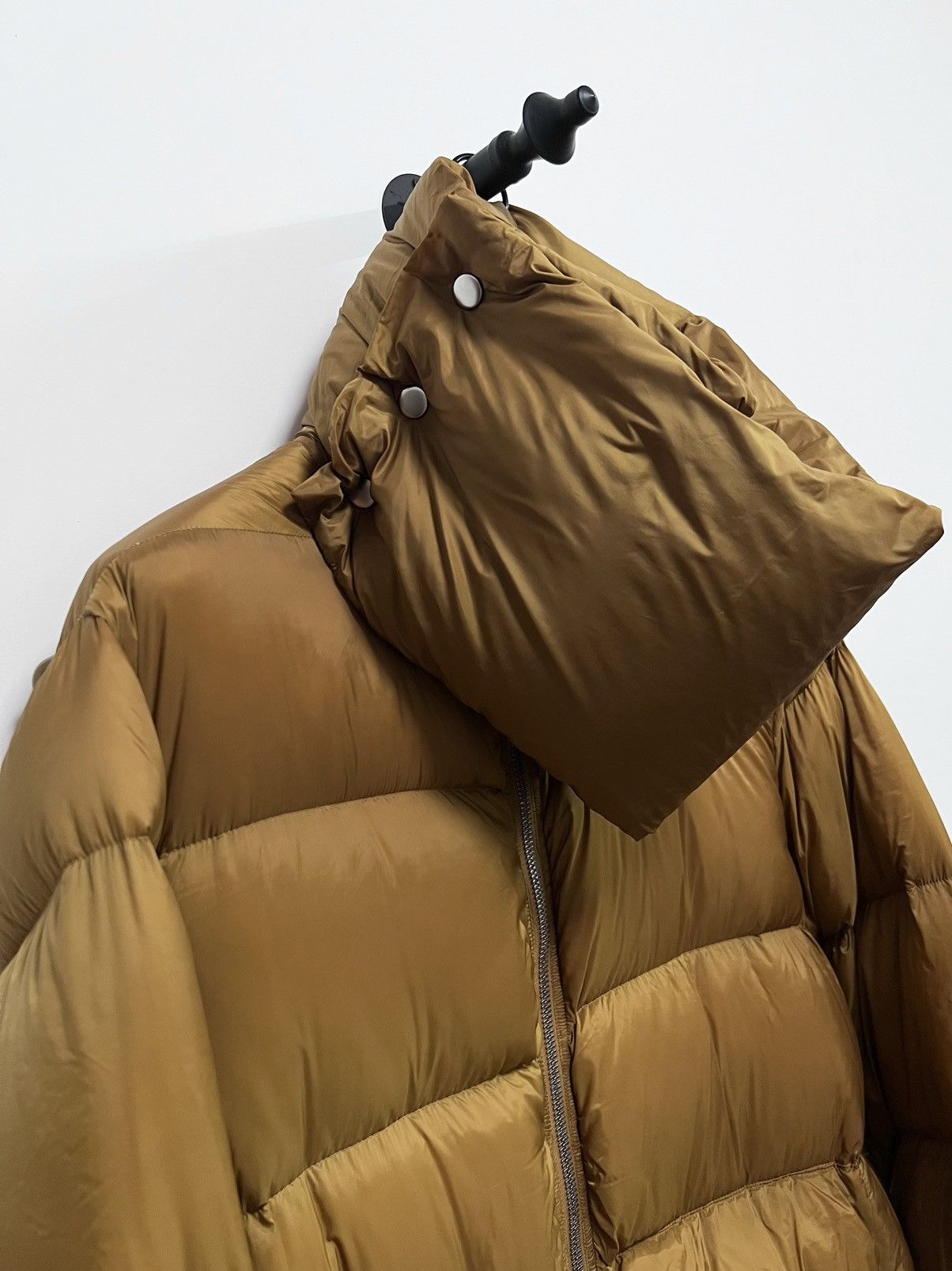 Rick Owens FW17 RR Funnel Neck Down Coat in Topaz Size US M / EU 48-50 / 2 - 4 Thumbnail