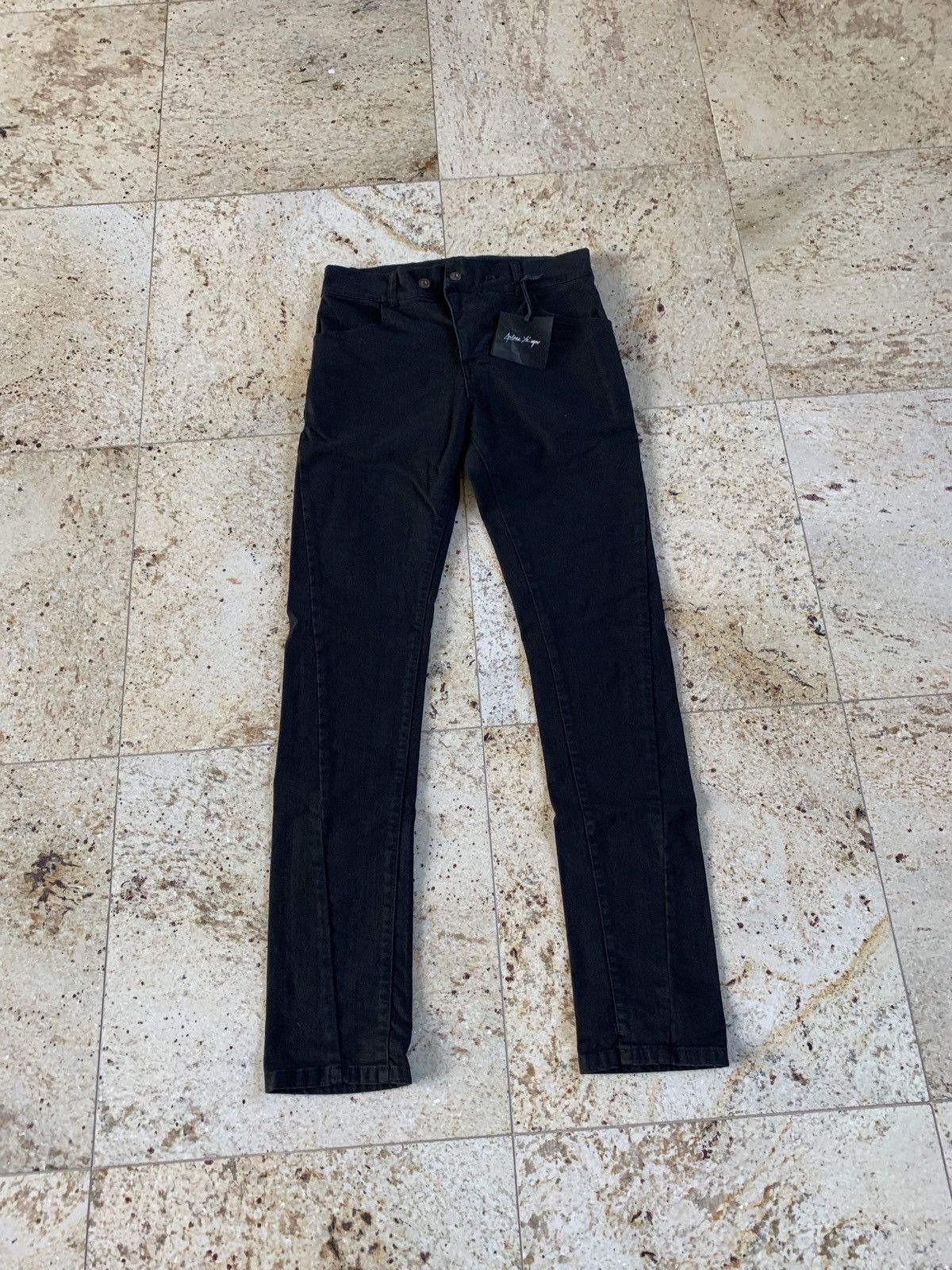 Andrea Ya'aqov 19MNEV33 Denim in Black Size US 31 - 2 Thumbnail