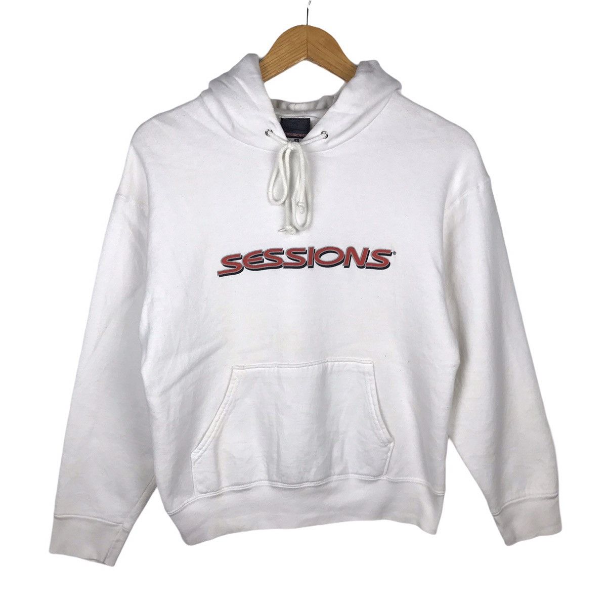 Santa Cruz Skateboards × Sessions Vintage 90s SESSIONS Skateboarding Snowboard Skatewear Size US S / EU 44-46 / 1 - 1 Thumbnail