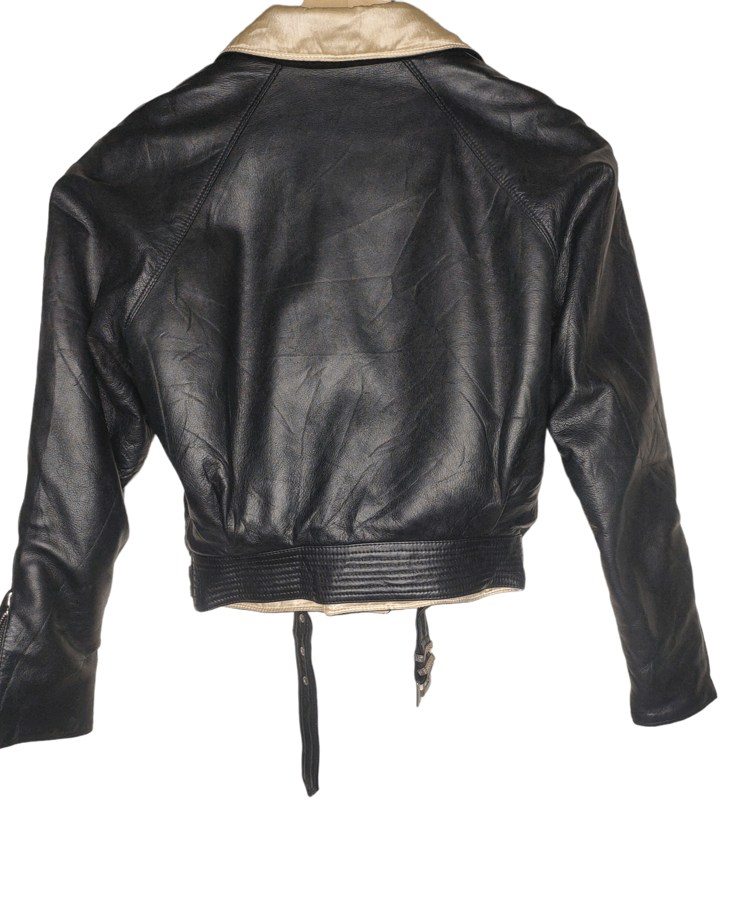 Versace 💥OFFER 💥 Gianni Versace 80s Leather Jacket Size XS / US 0-2 / IT 36-38 - 2 Thumbnail